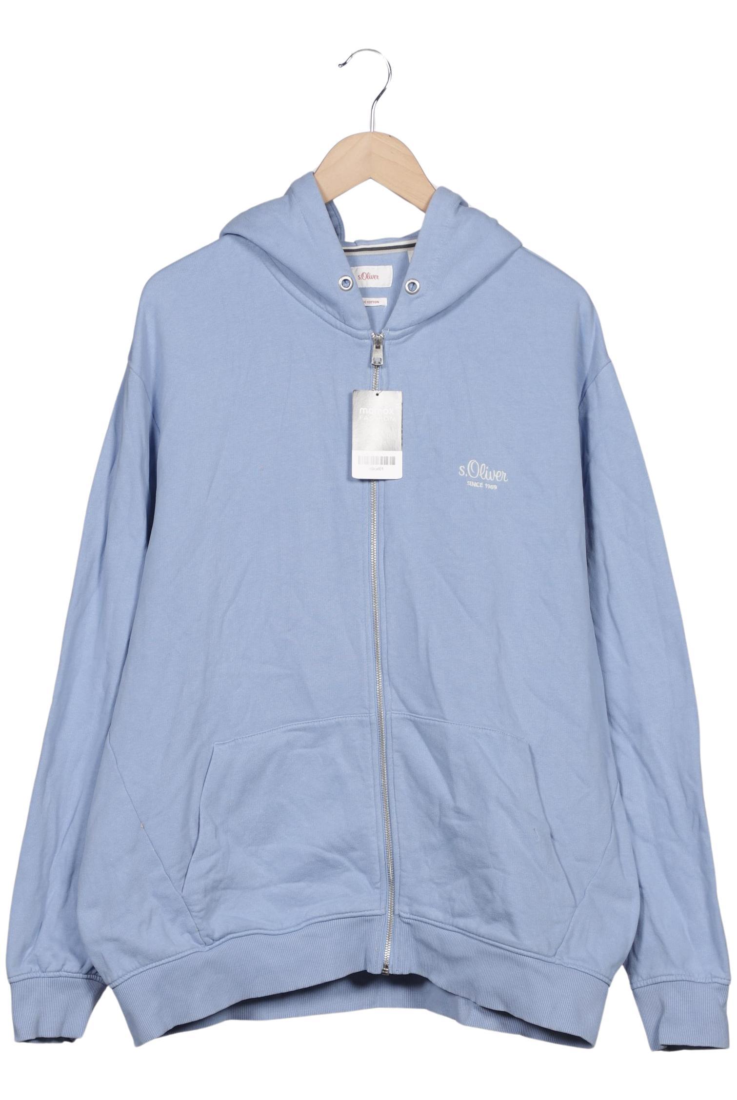 

s.Oliver Herren Kapuzenpullover, hellblau, Gr. 56