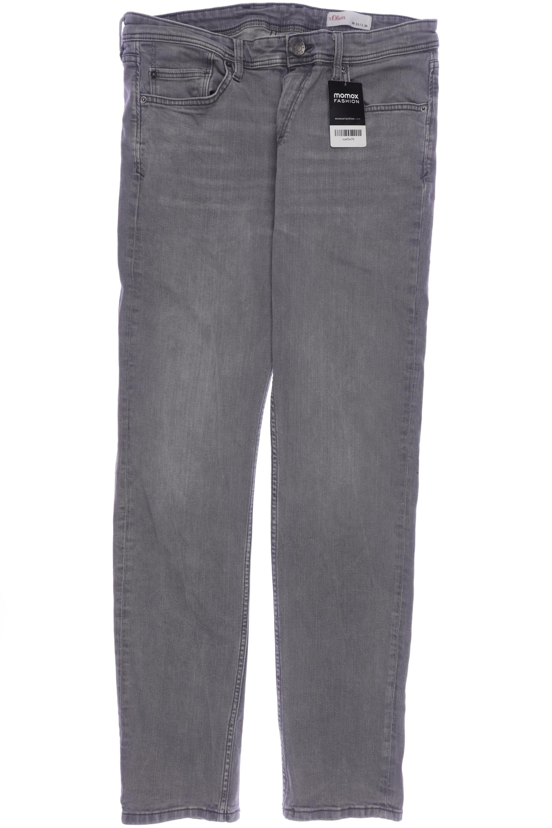 

s.Oliver Herren Jeans, grau, Gr. 33