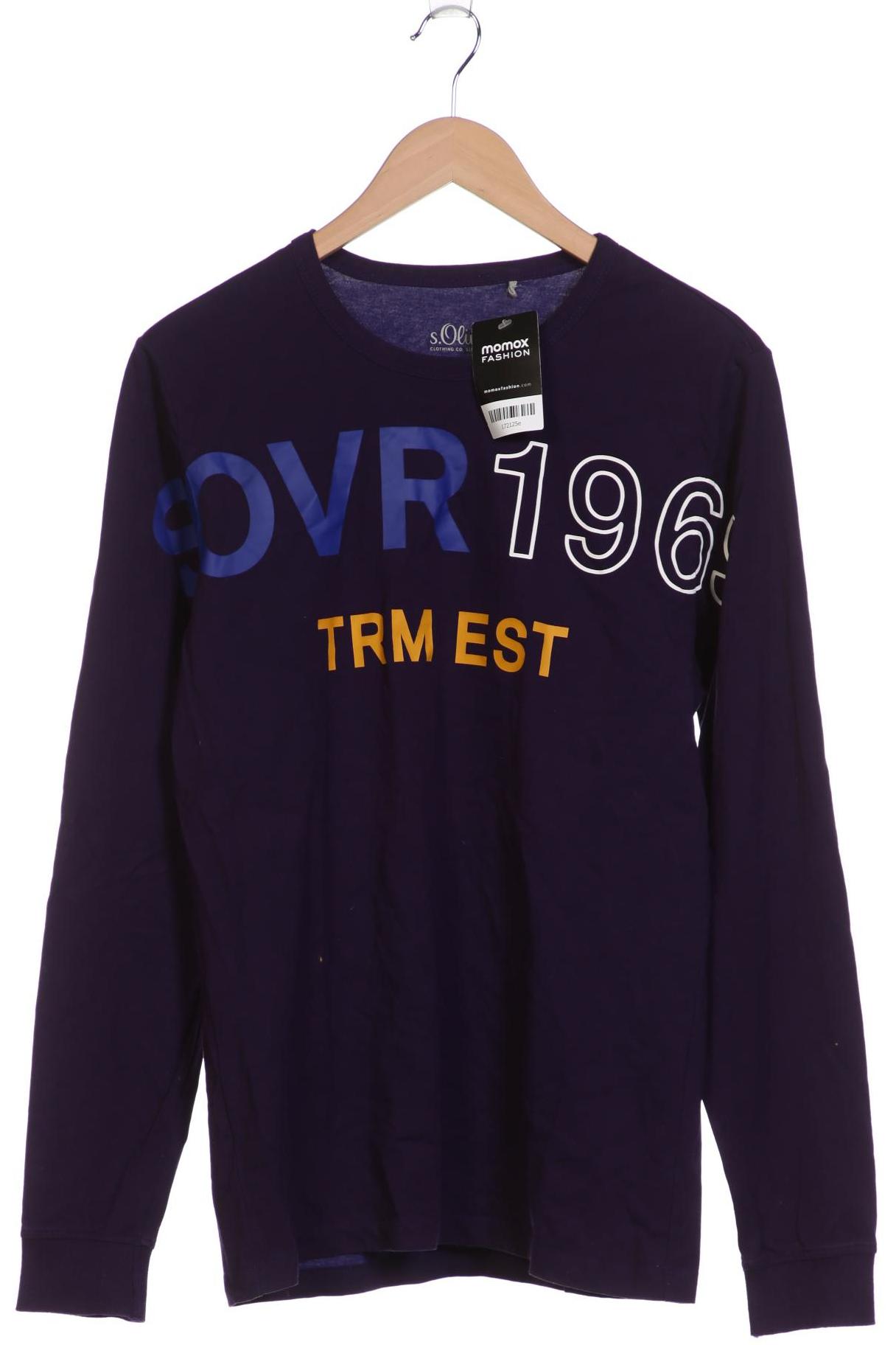 

s.Oliver Herren Langarmshirt, flieder, Gr. 52