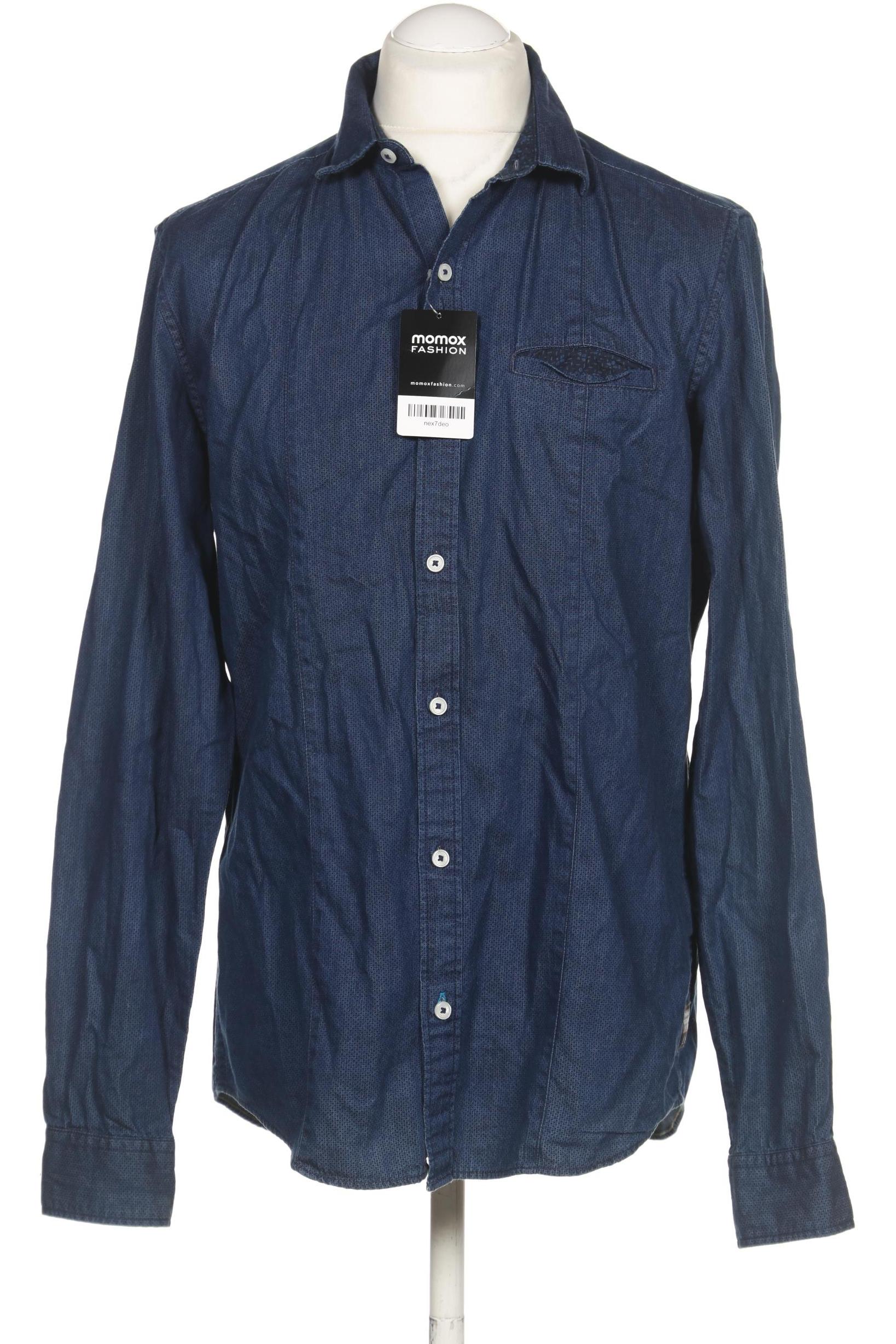 

s.Oliver Herren Hemd, marineblau, Gr. 52