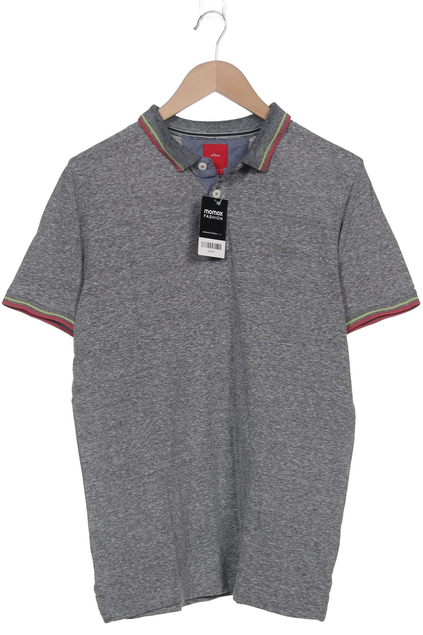 

s.Oliver Herren Poloshirt, grau, Gr. 52