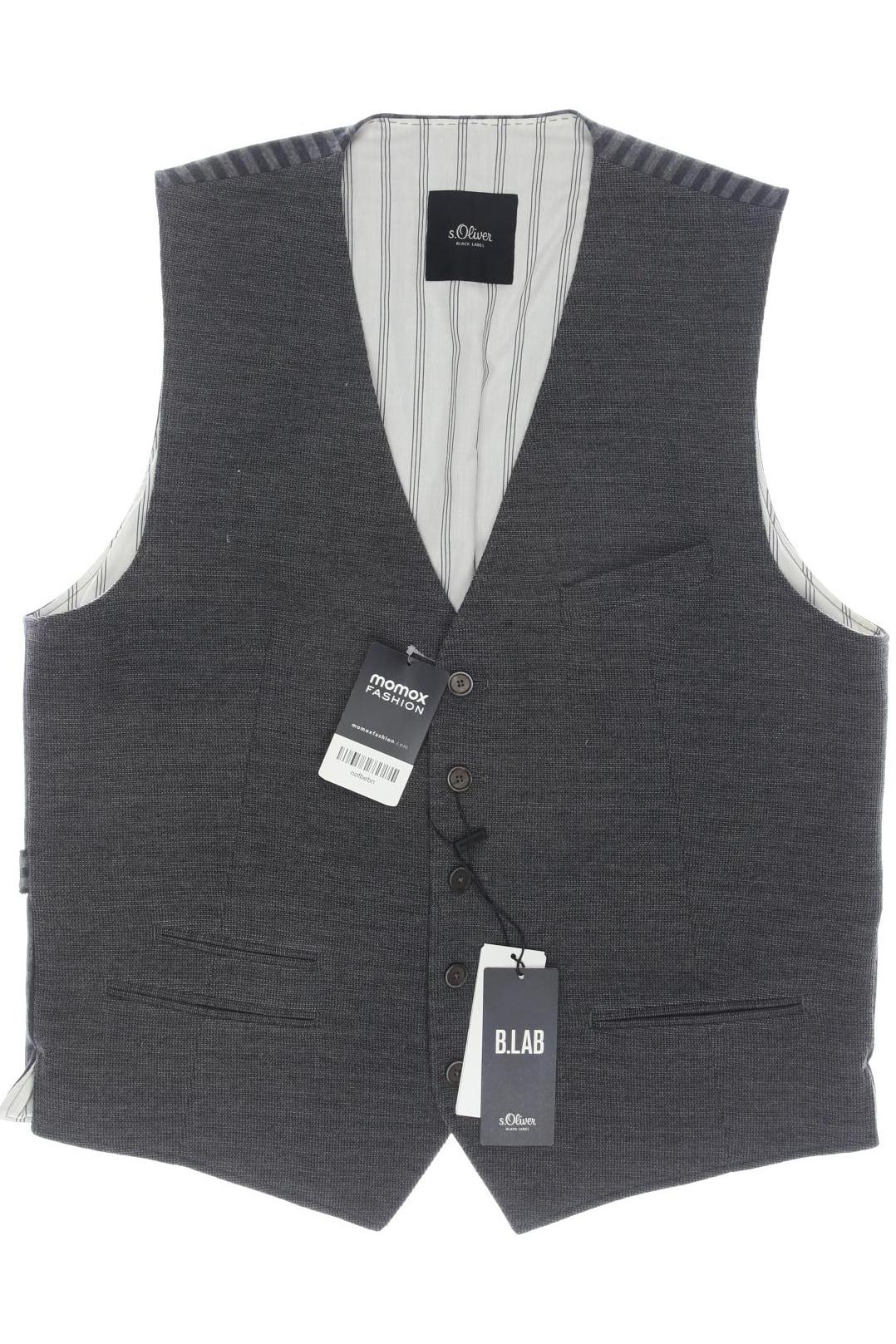 

s.Oliver Herren Weste, grau, Gr. 52