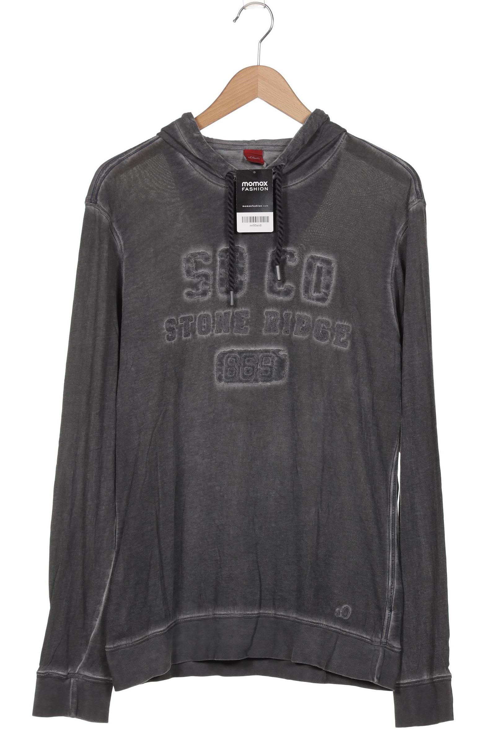 

s.Oliver Herren Langarmshirt, grau, Gr. 52