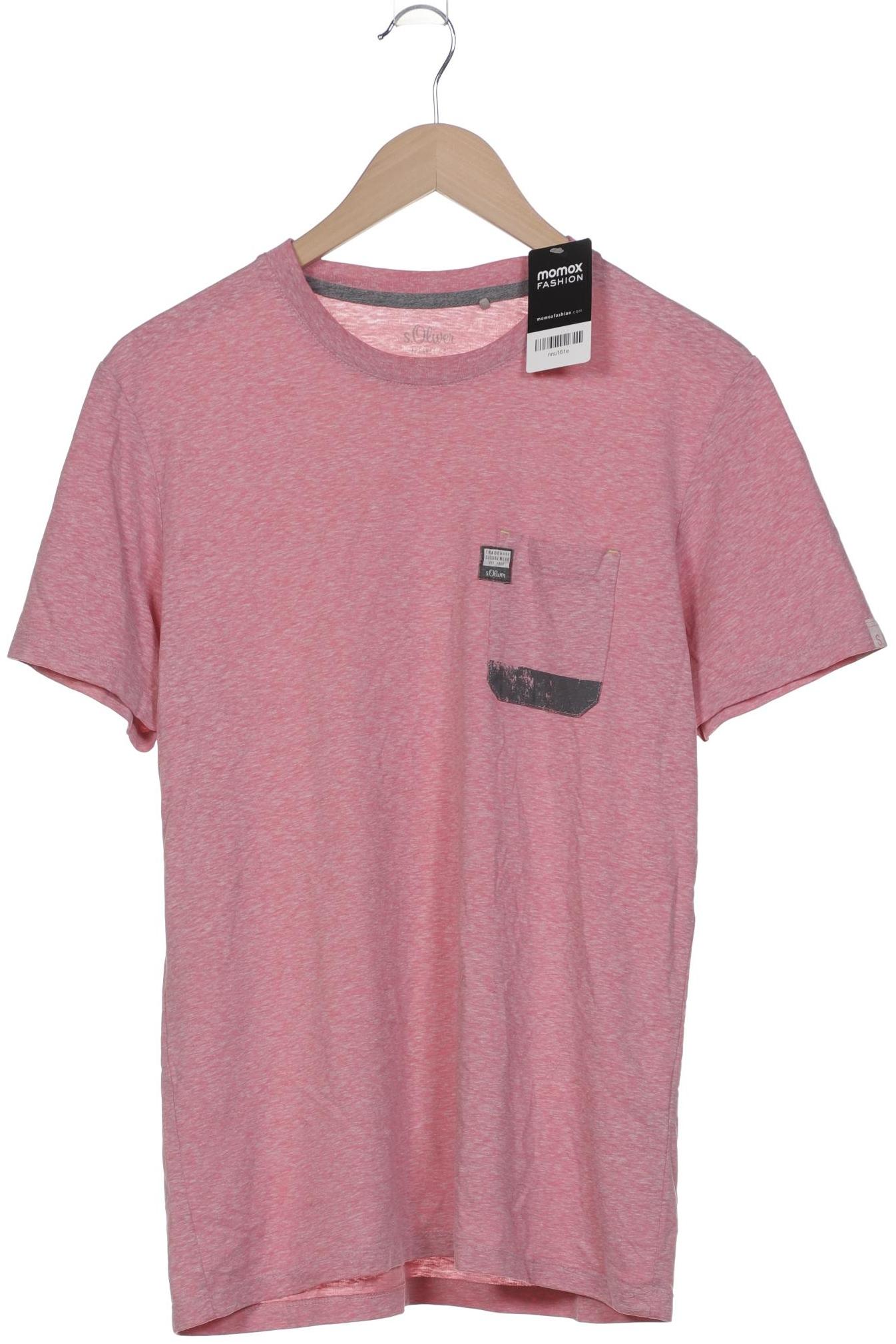 

s.Oliver Herren T-Shirt, pink, Gr. 52