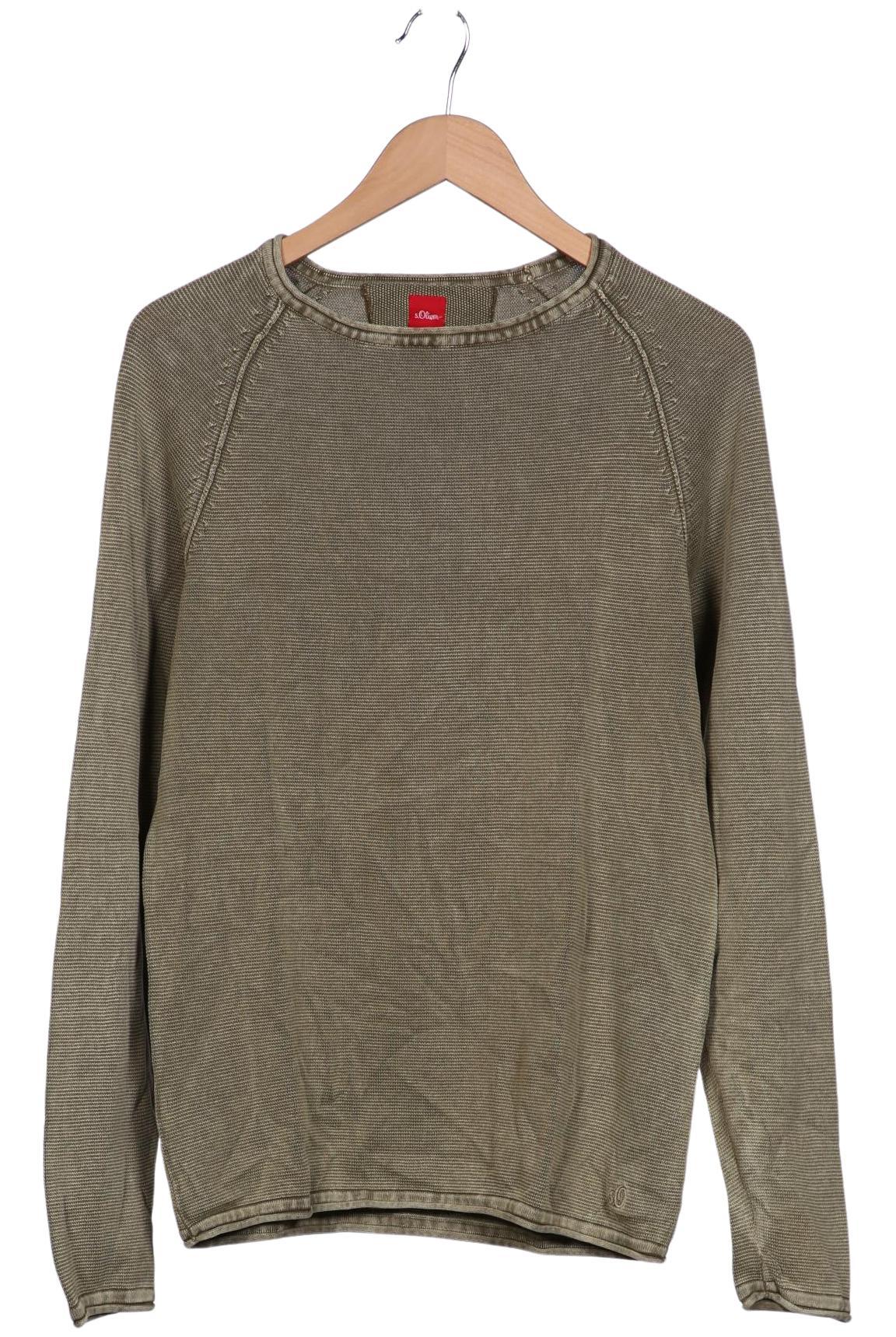 

s.Oliver Herren Pullover, grün, Gr. 48