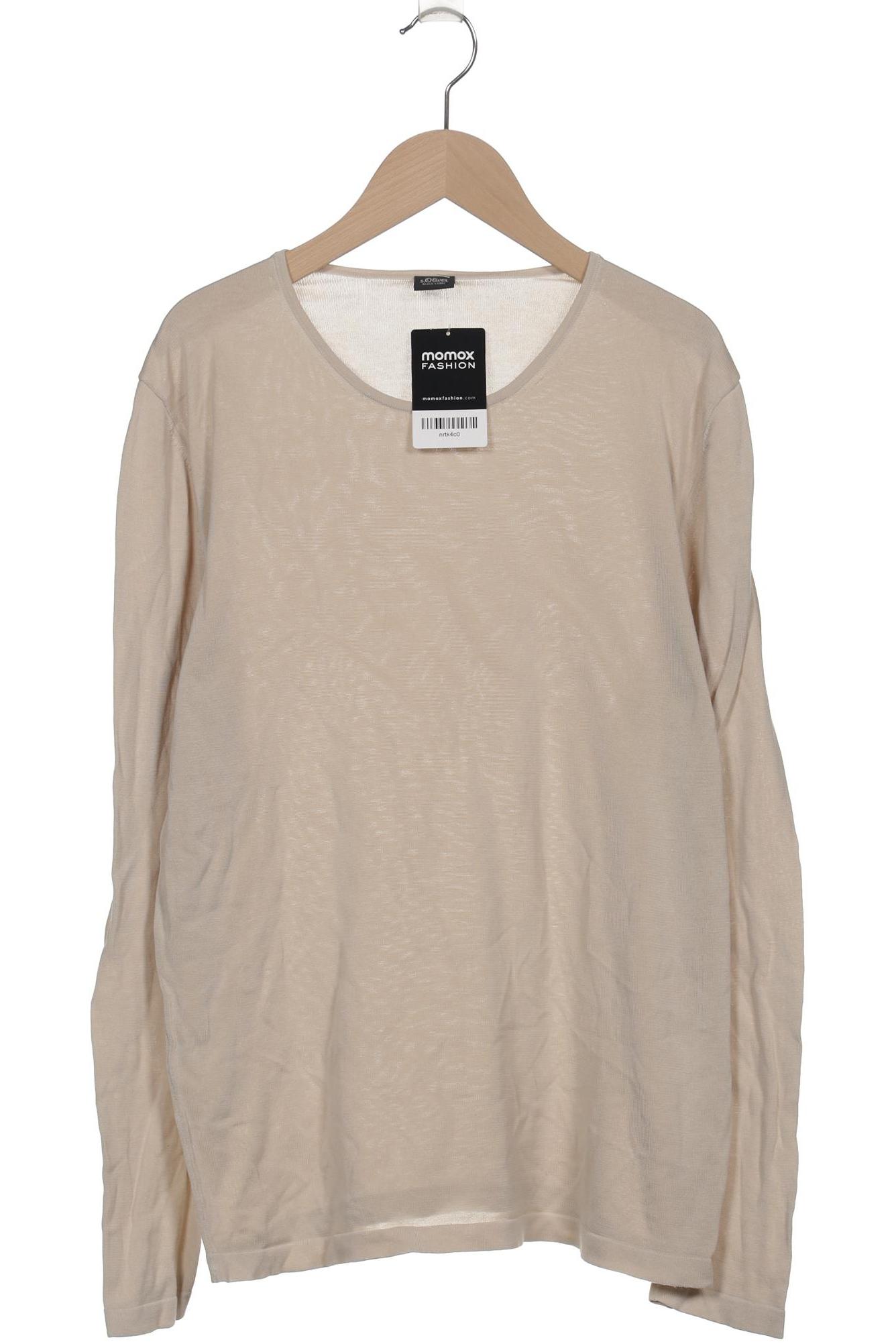 

s.Oliver Herren Langarmshirt, beige, Gr. 48