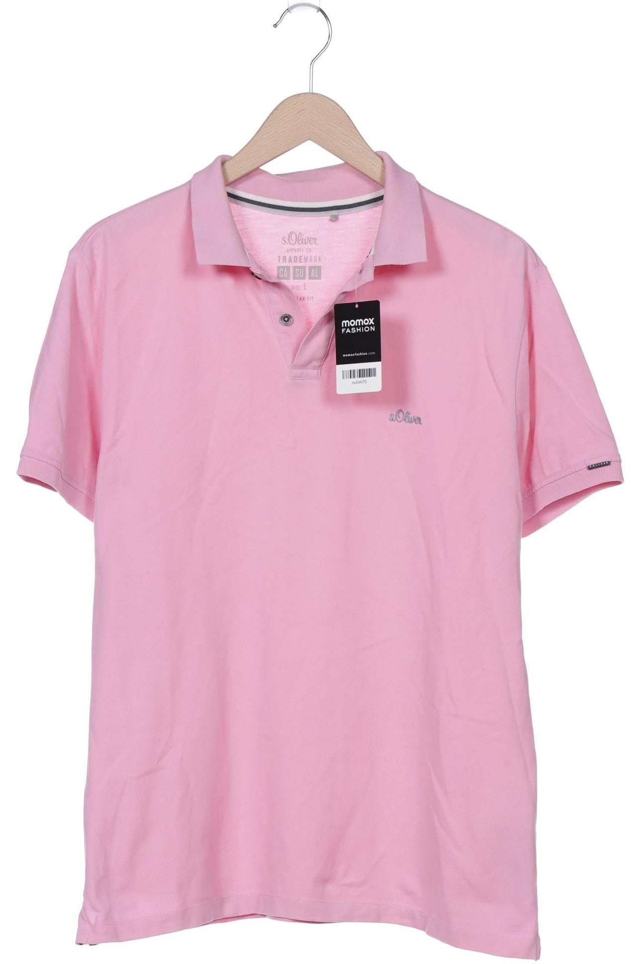 

s.Oliver Herren Poloshirt, pink, Gr. 52