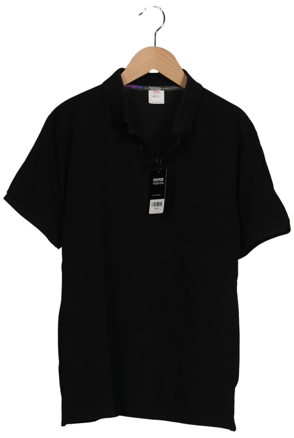 

s.Oliver Herren Poloshirt, schwarz, Gr. 48