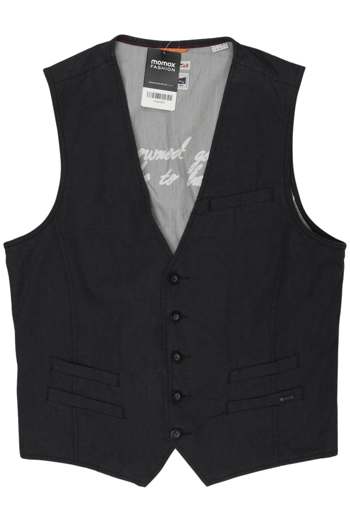 

s.Oliver Herren Weste, schwarz, Gr. 52