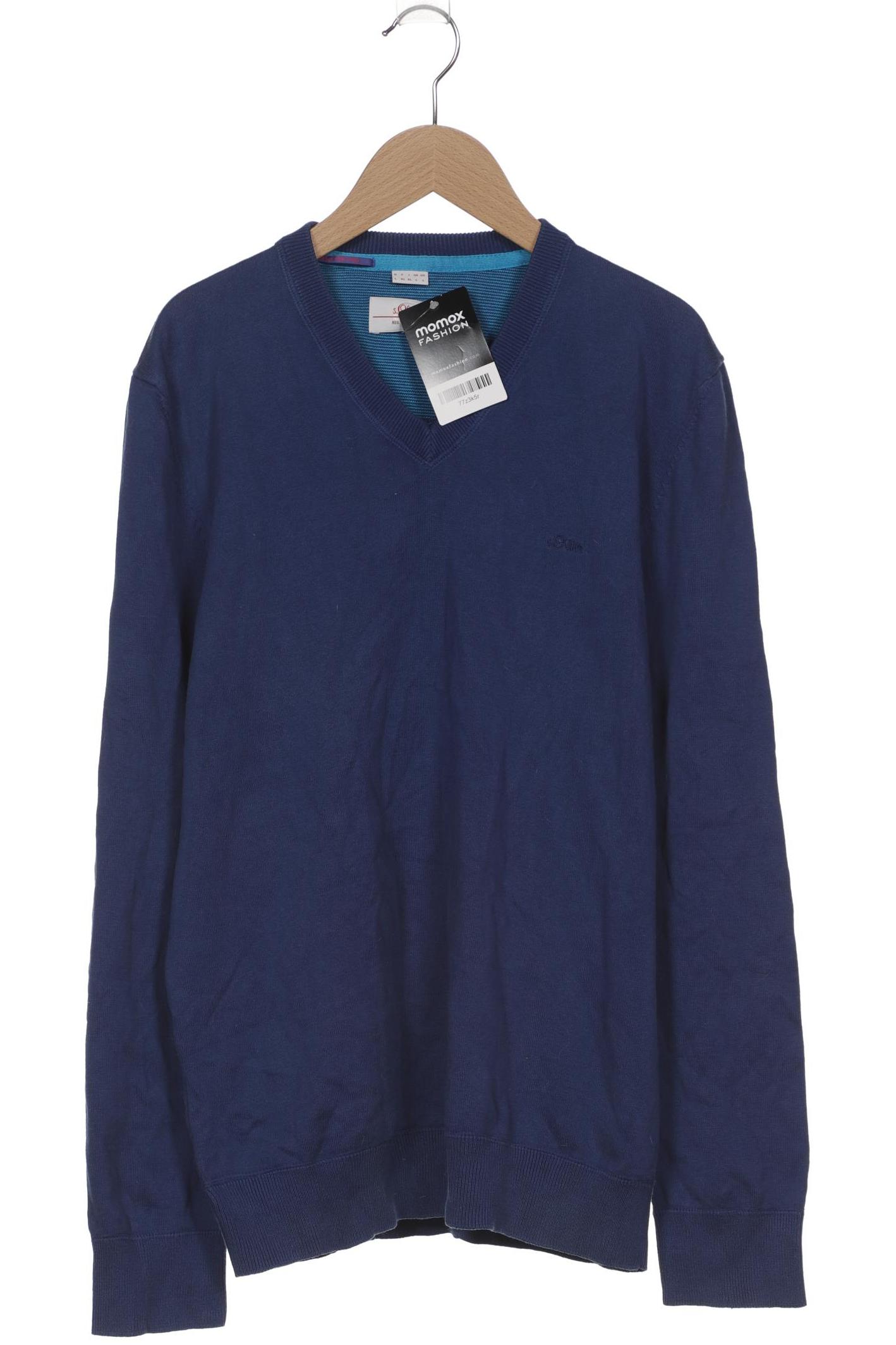 

s.Oliver Herren Pullover, blau, Gr. 52