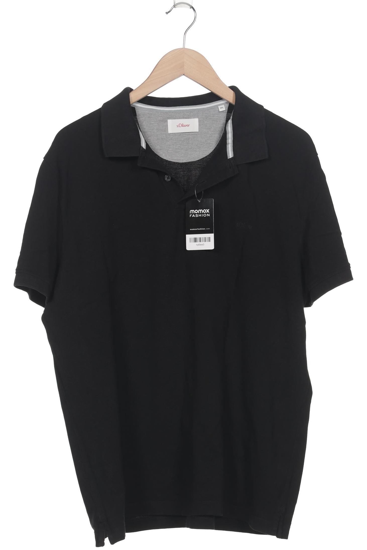 

s.Oliver Herren Poloshirt, schwarz, Gr. 56
