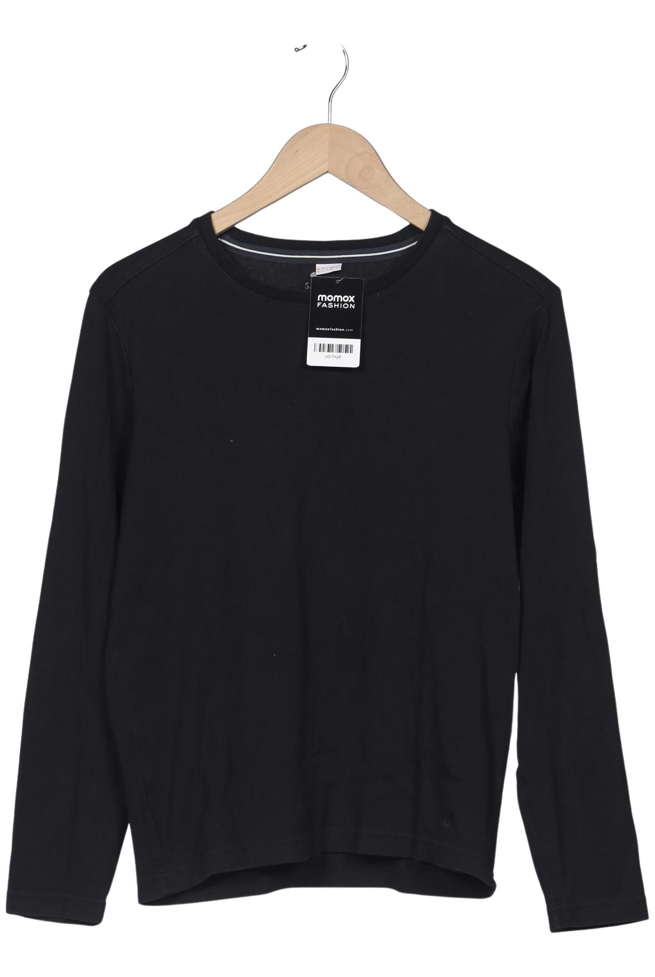 

s.Oliver Herren Langarmshirt, schwarz, Gr. 48