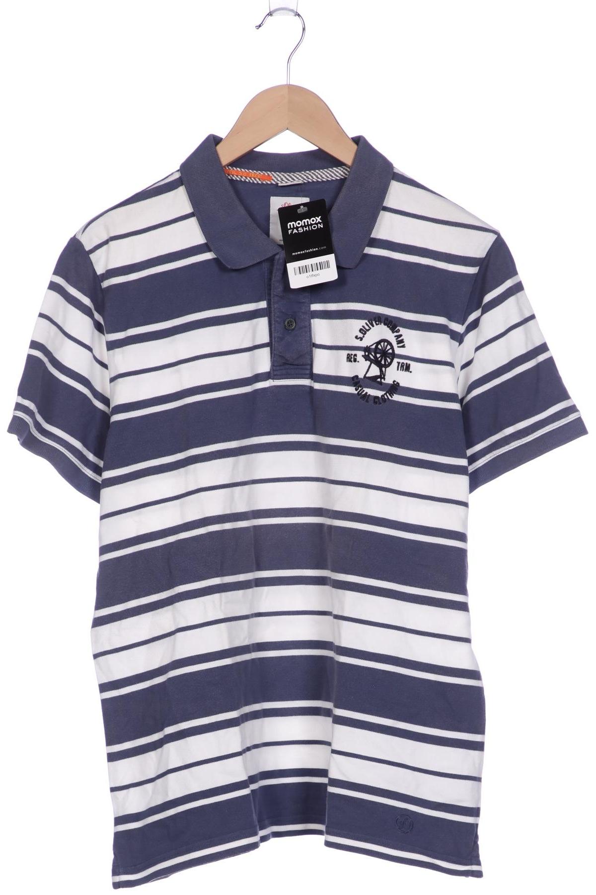 

s.Oliver Herren Poloshirt, blau, Gr. 54