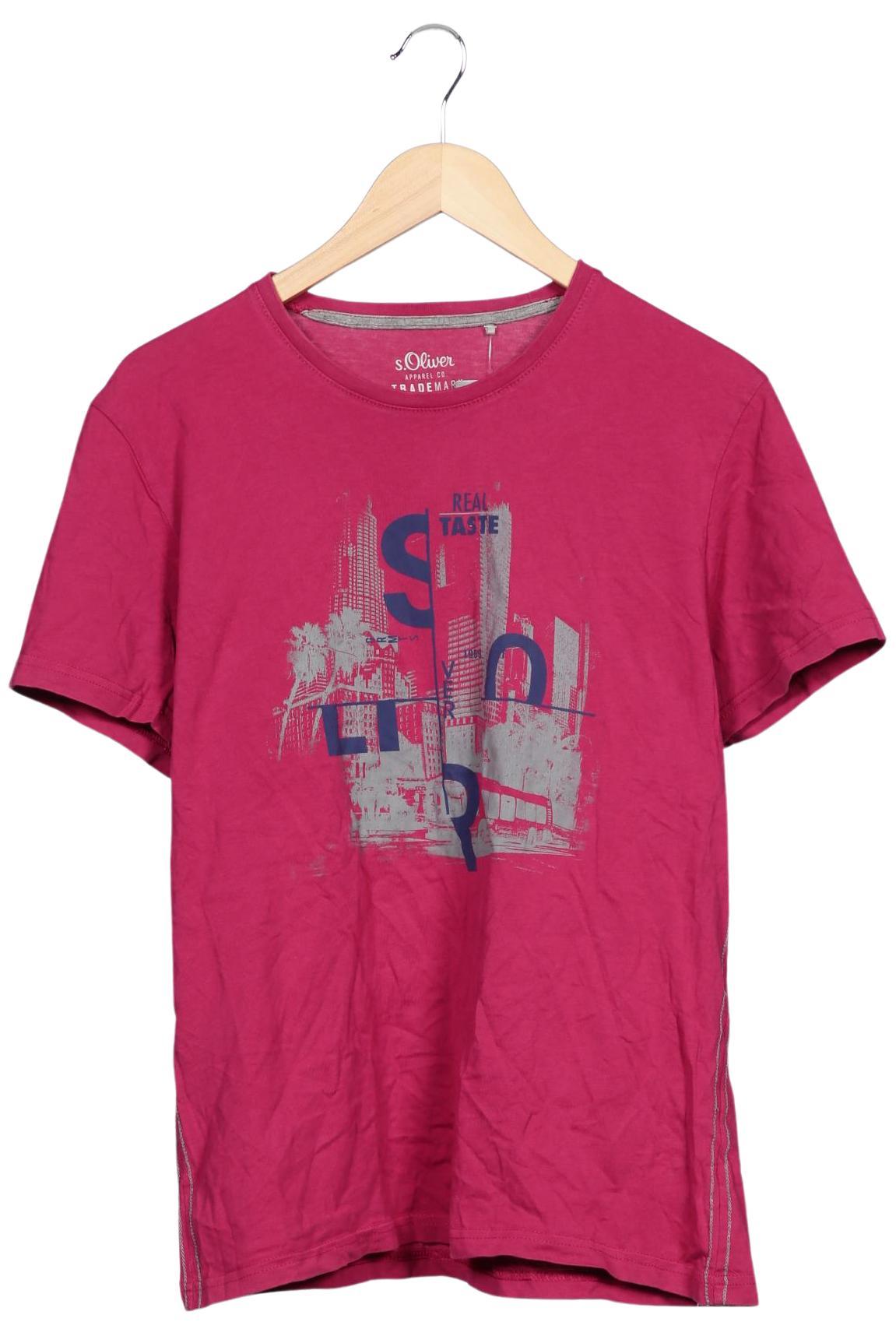 

s.Oliver Herren T-Shirt, pink, Gr. 52