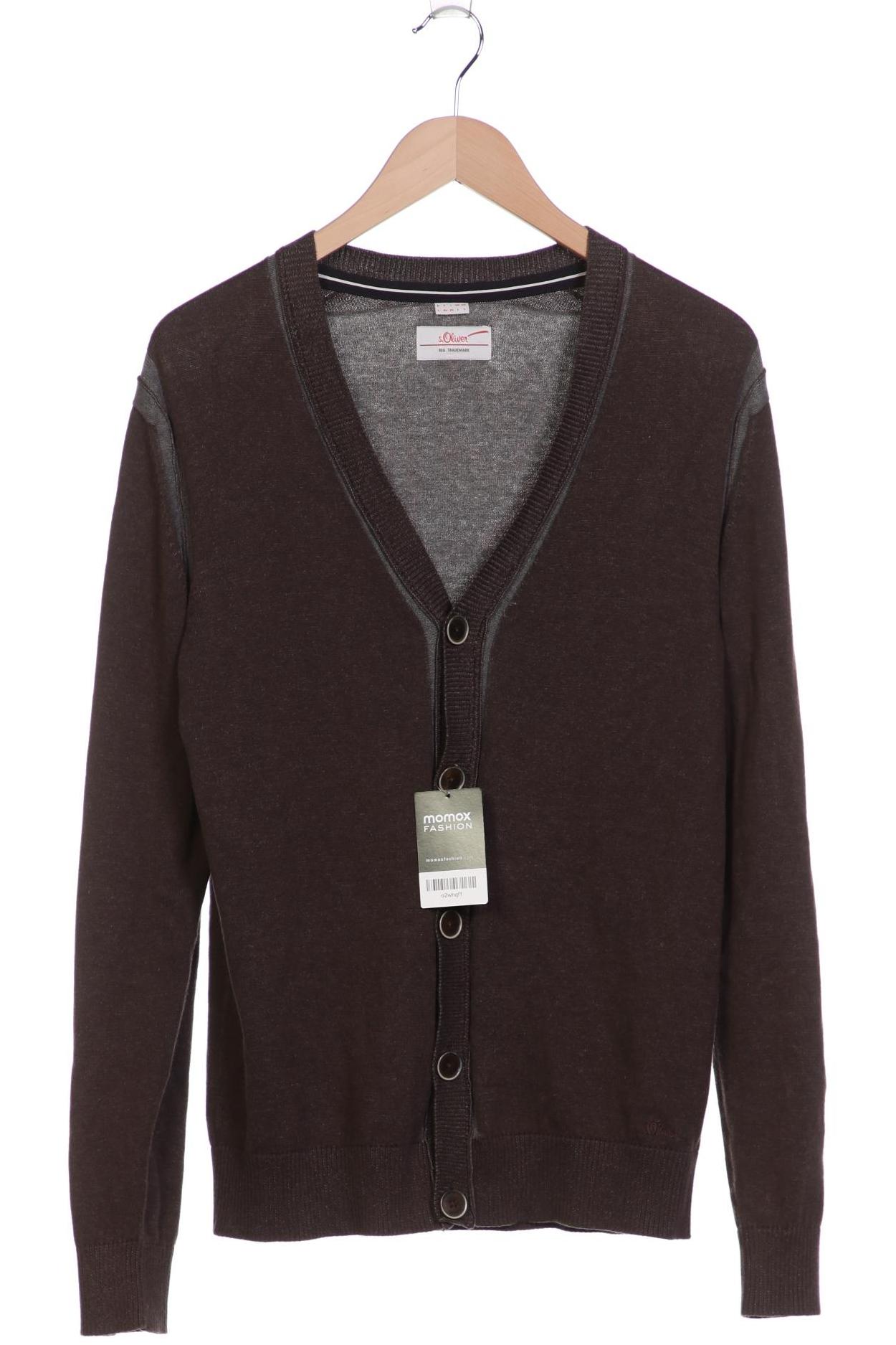 

s.Oliver Herren Strickjacke, braun, Gr. 52