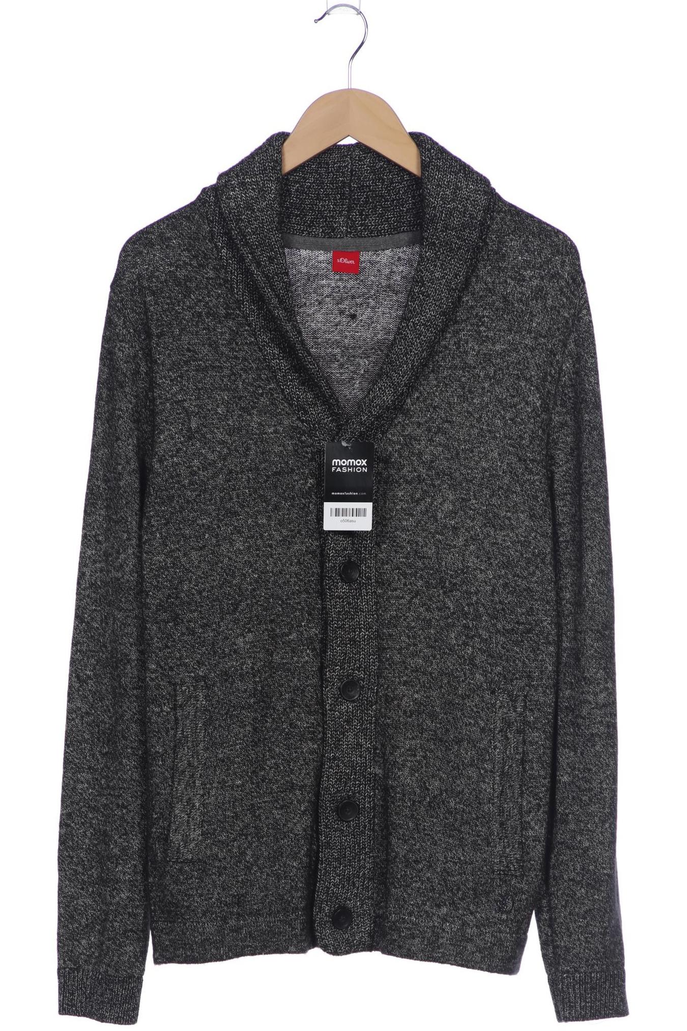 

s.Oliver Herren Strickjacke, grau, Gr. 52