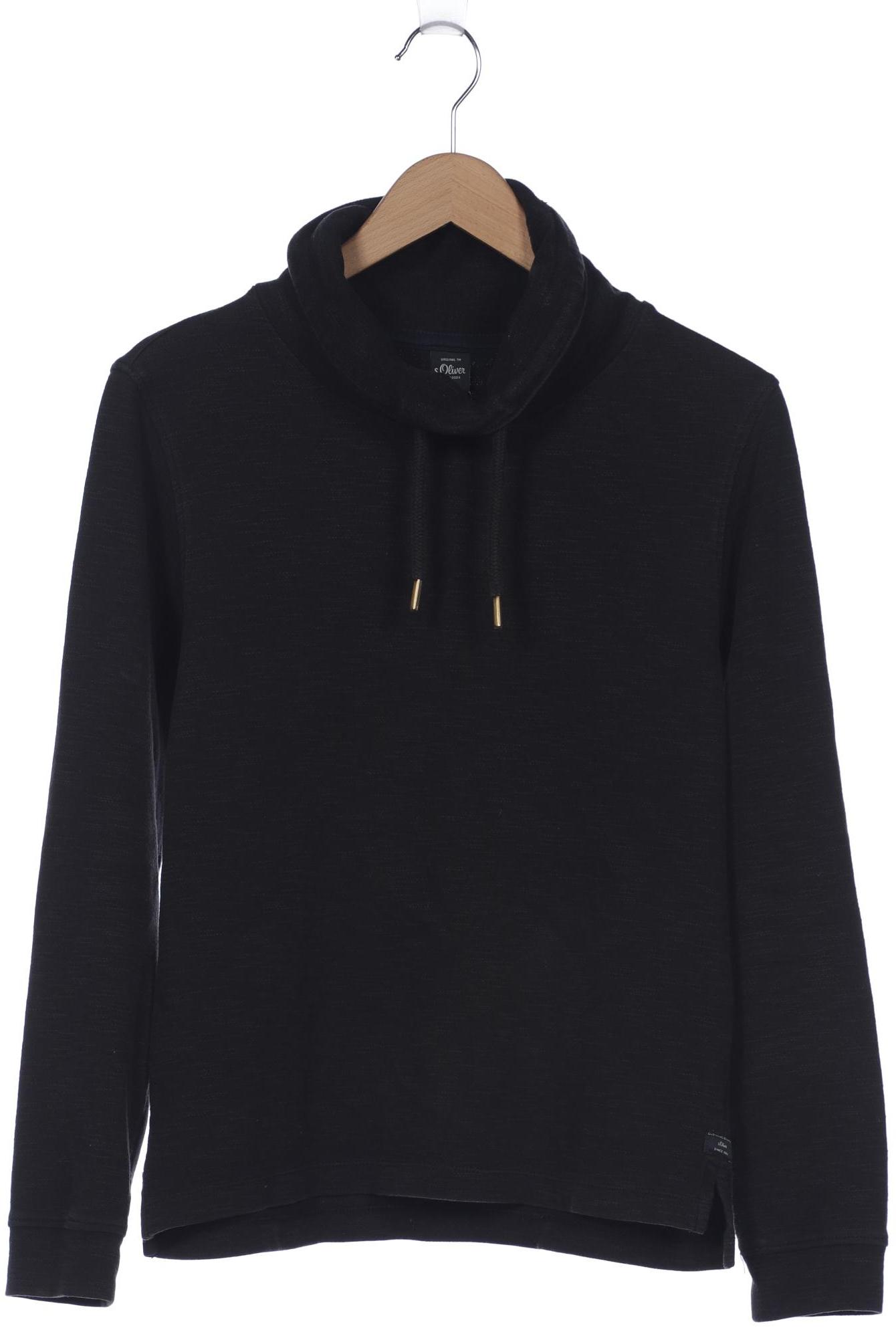 

s.Oliver Herren Sweatshirt, schwarz, Gr. 46