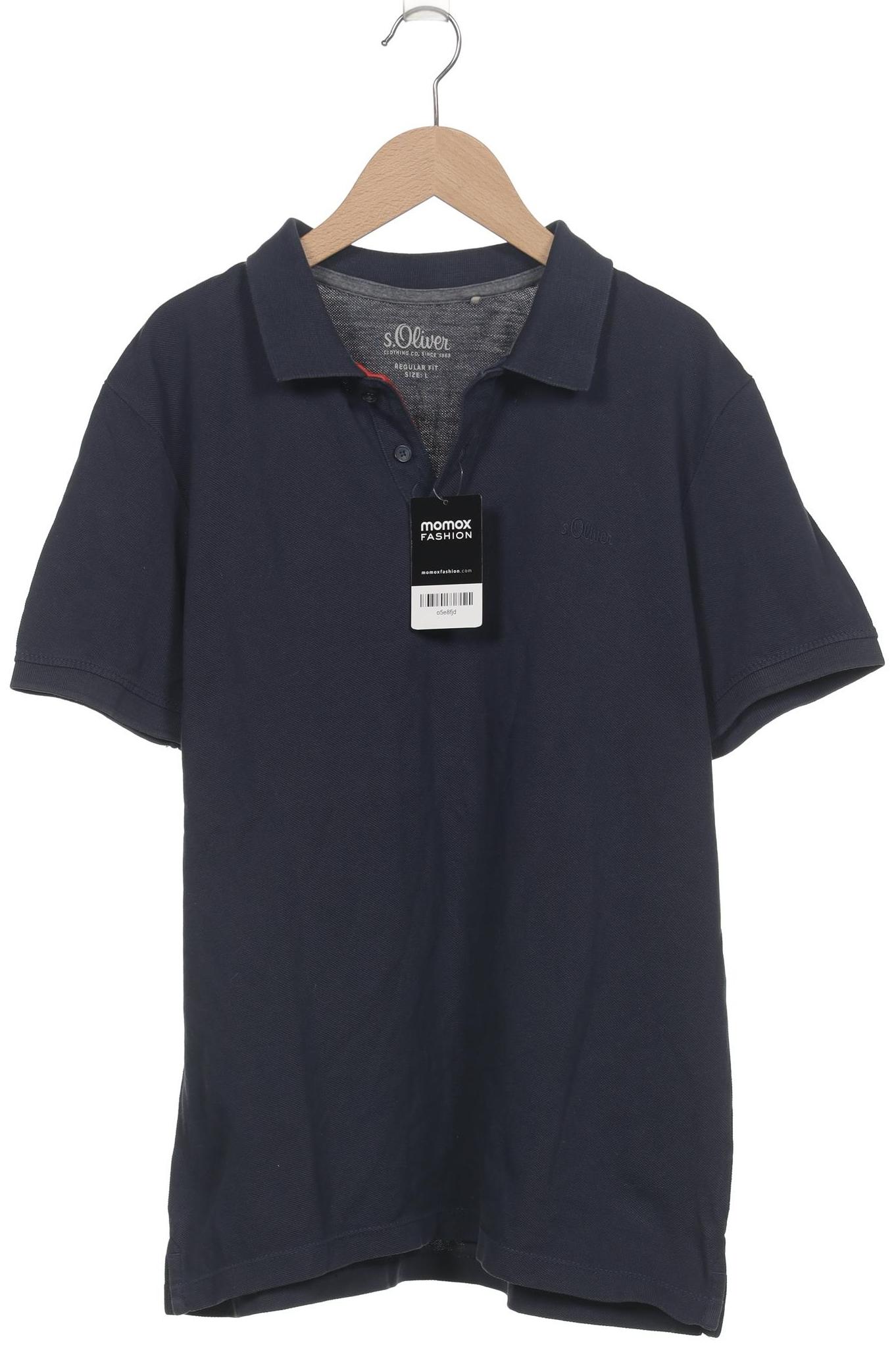 

s.Oliver Herren Poloshirt, marineblau, Gr. 52