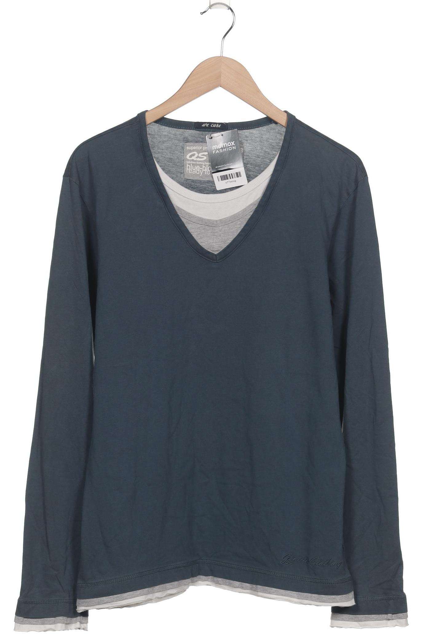 

s.Oliver Herren Langarmshirt, marineblau, Gr. 52