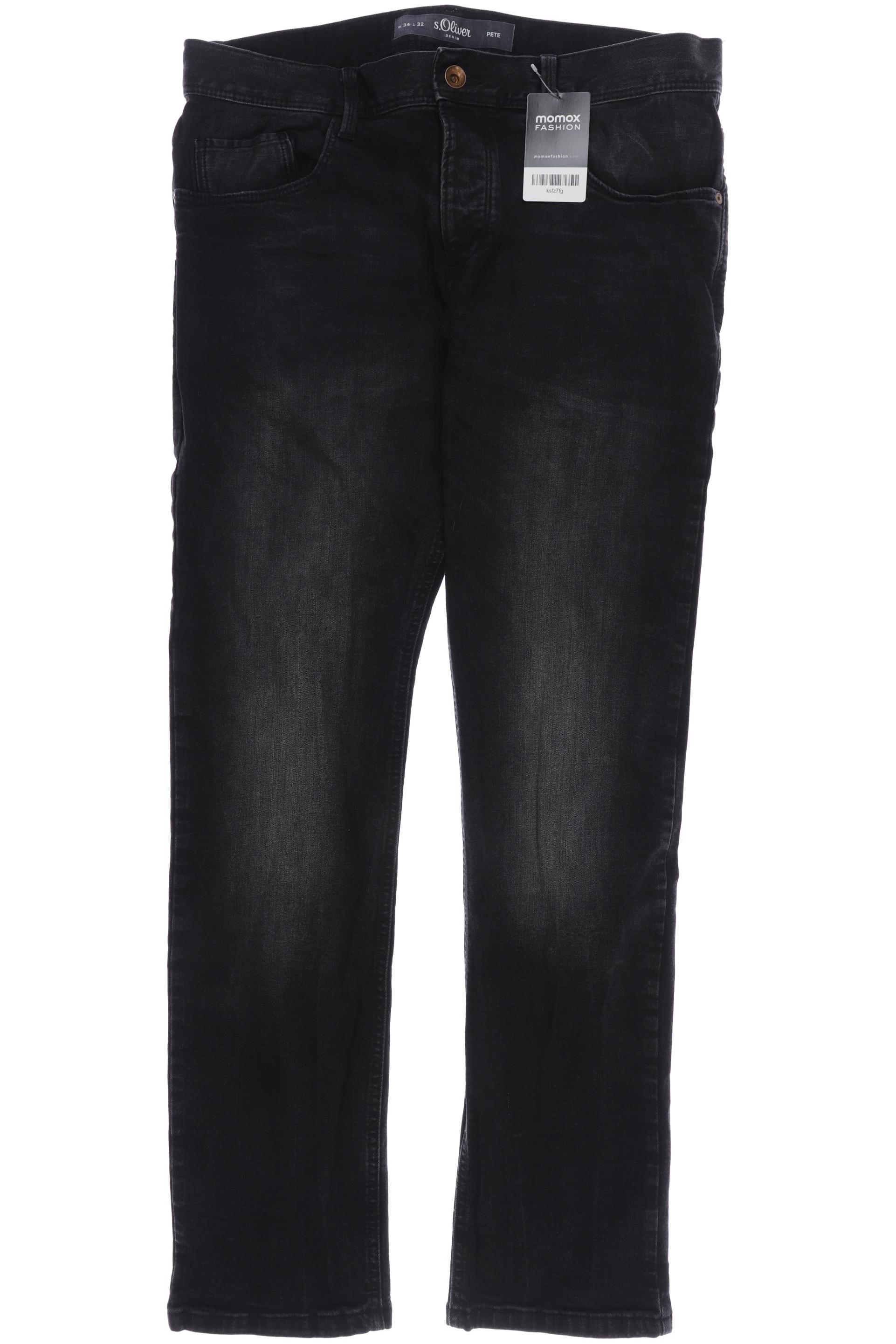 

s.Oliver Herren Jeans, schwarz, Gr. 34