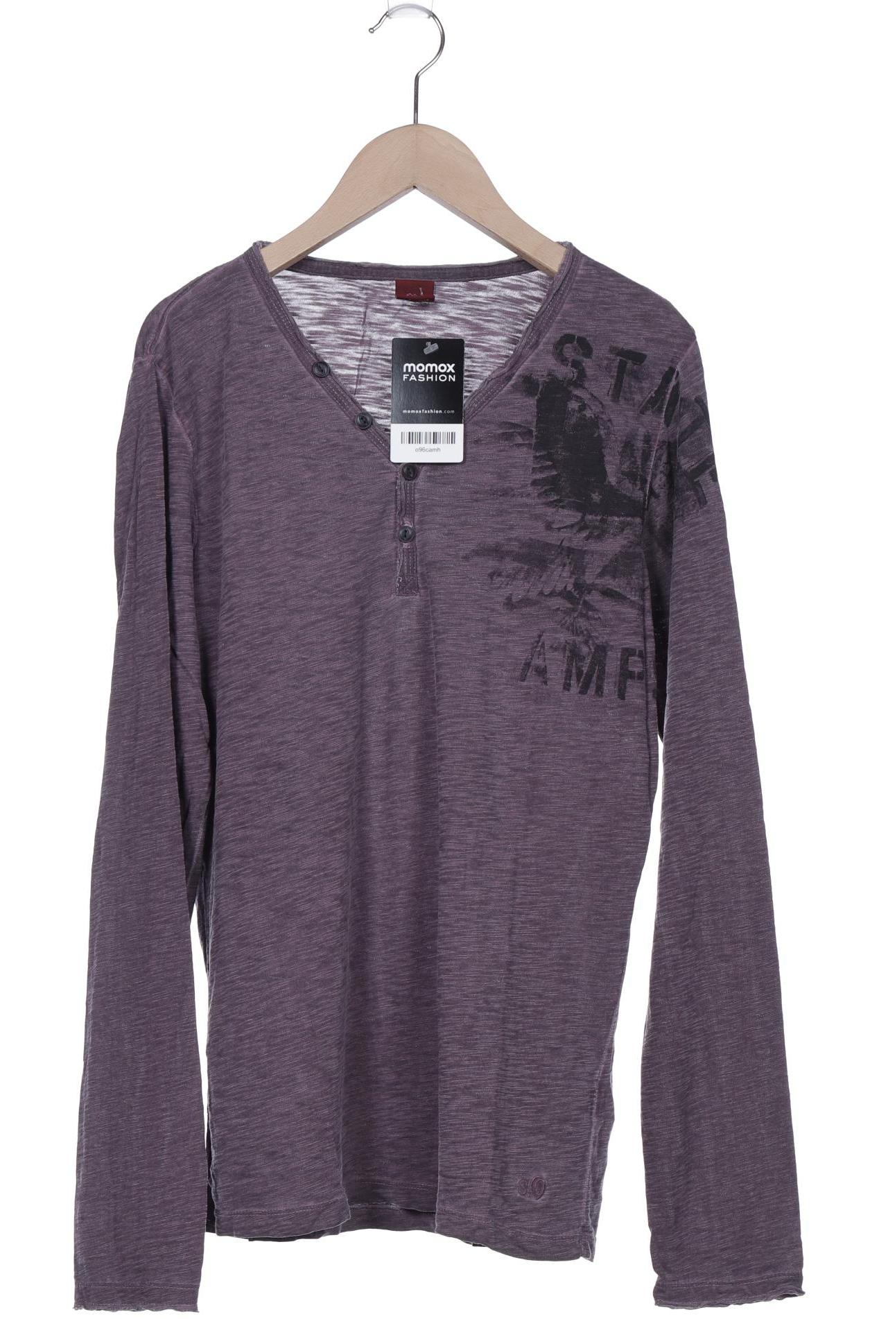 

s.Oliver Herren Langarmshirt, bordeaux, Gr. 46