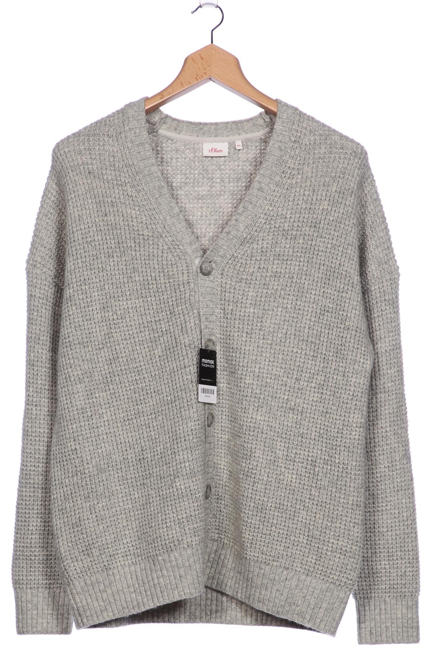 

s.Oliver Herren Strickjacke, grau, Gr. 56