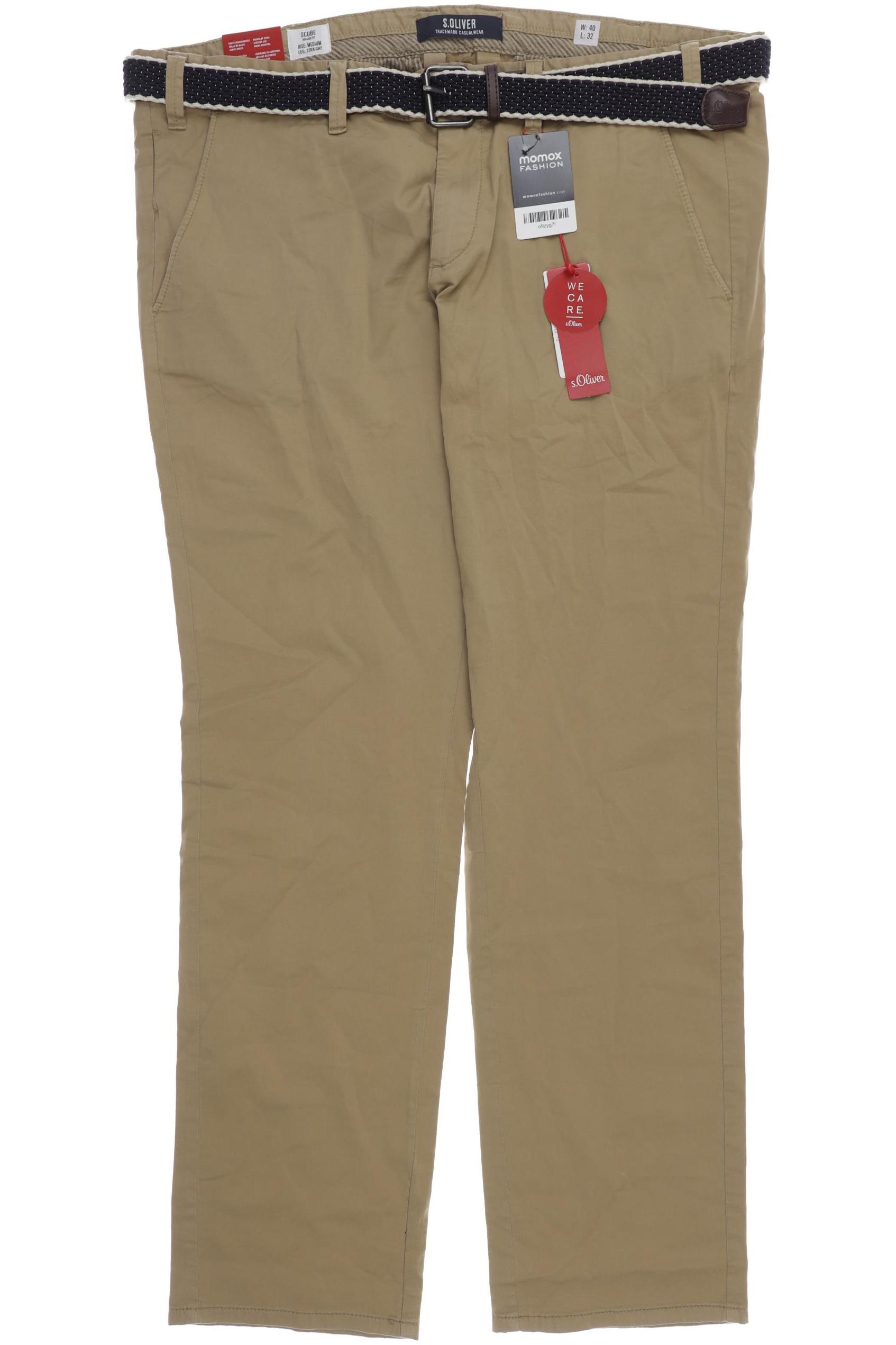 

s.Oliver Herren Stoffhose, beige, Gr. 40