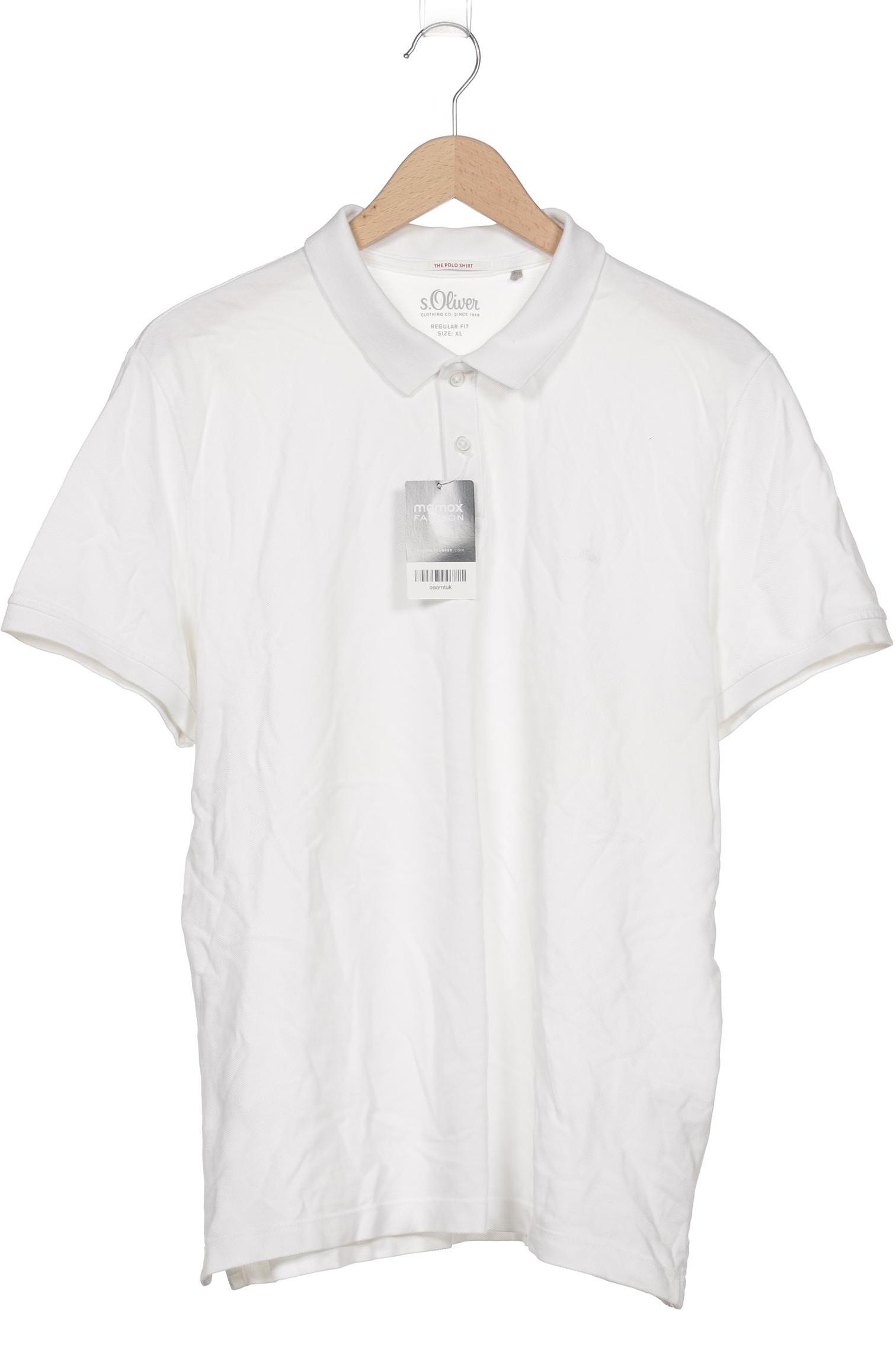 

s.Oliver Herren Poloshirt, weiß, Gr. 54