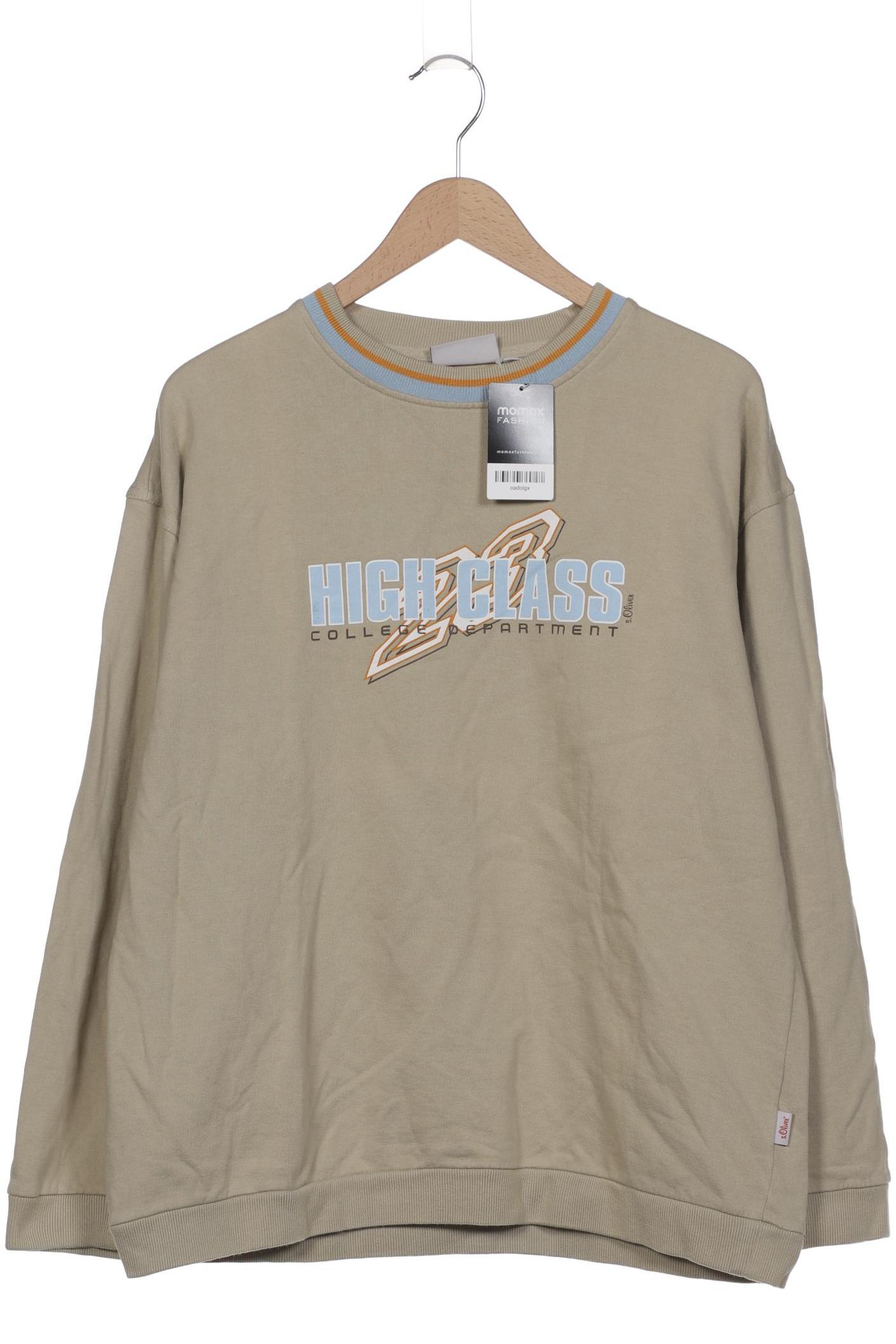 

s.Oliver Herren Sweatshirt, beige, Gr. 54