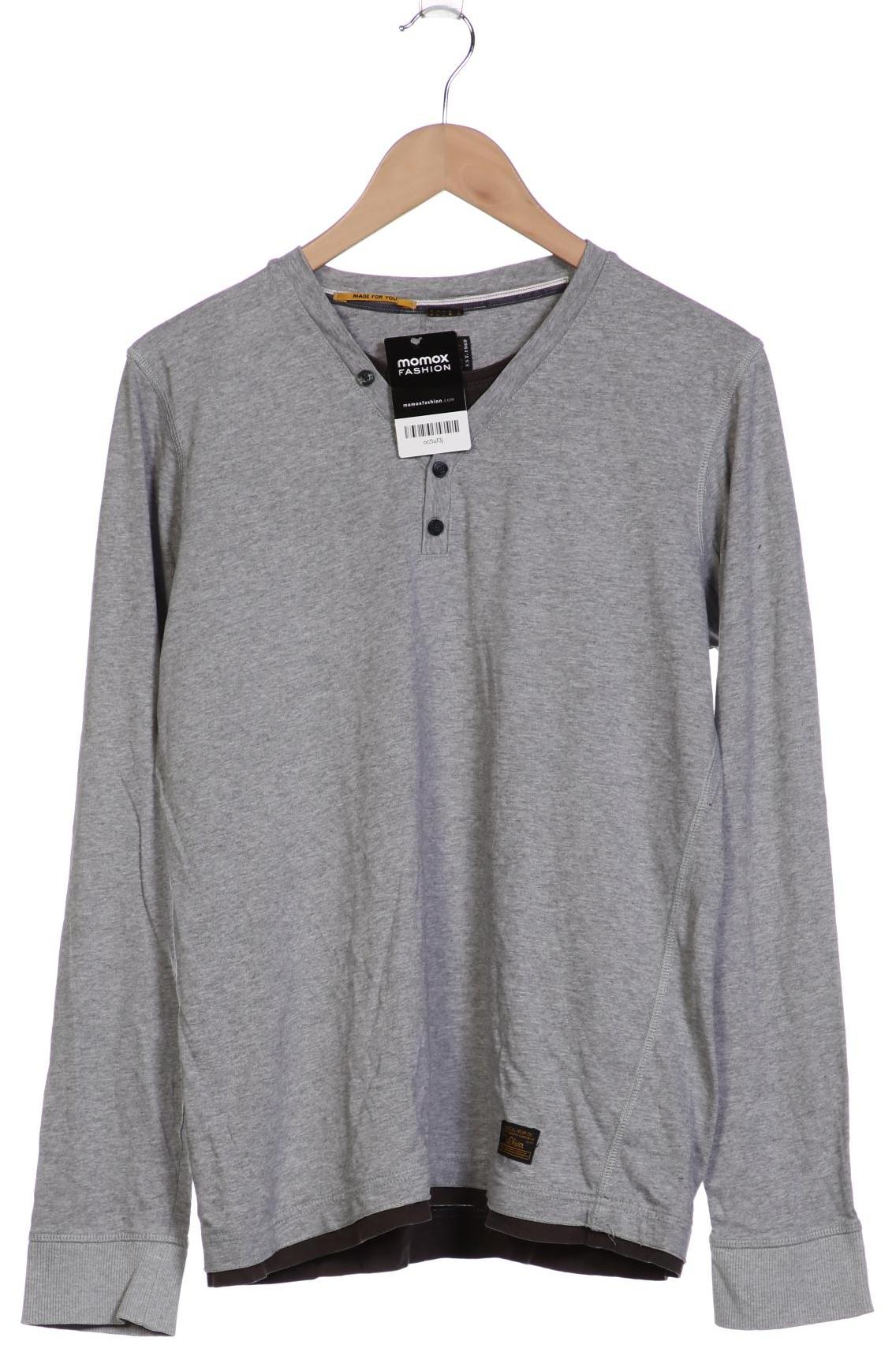 

s.Oliver Herren Langarmshirt, grau, Gr. 48