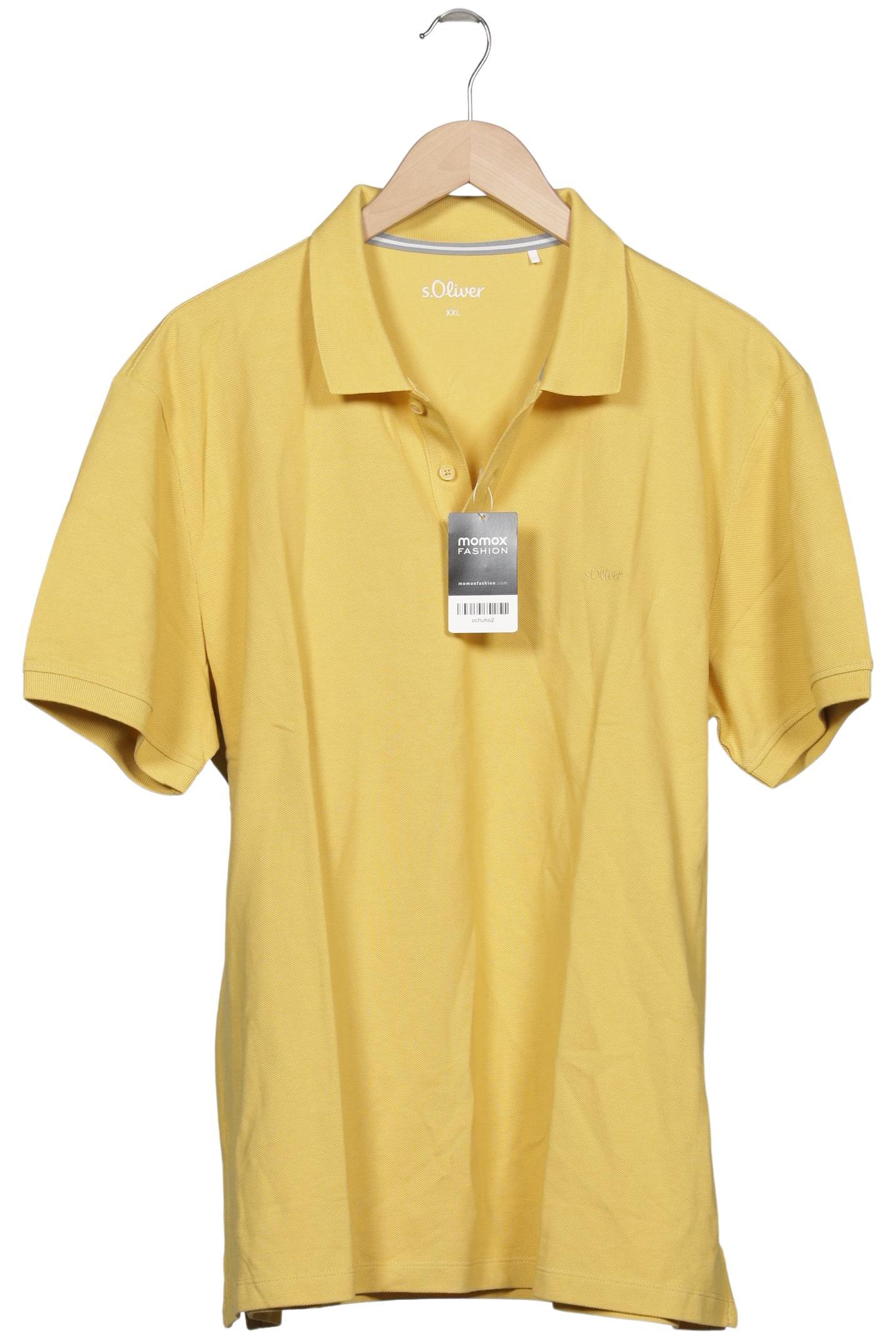 

s.Oliver Herren Poloshirt, gelb, Gr. 56
