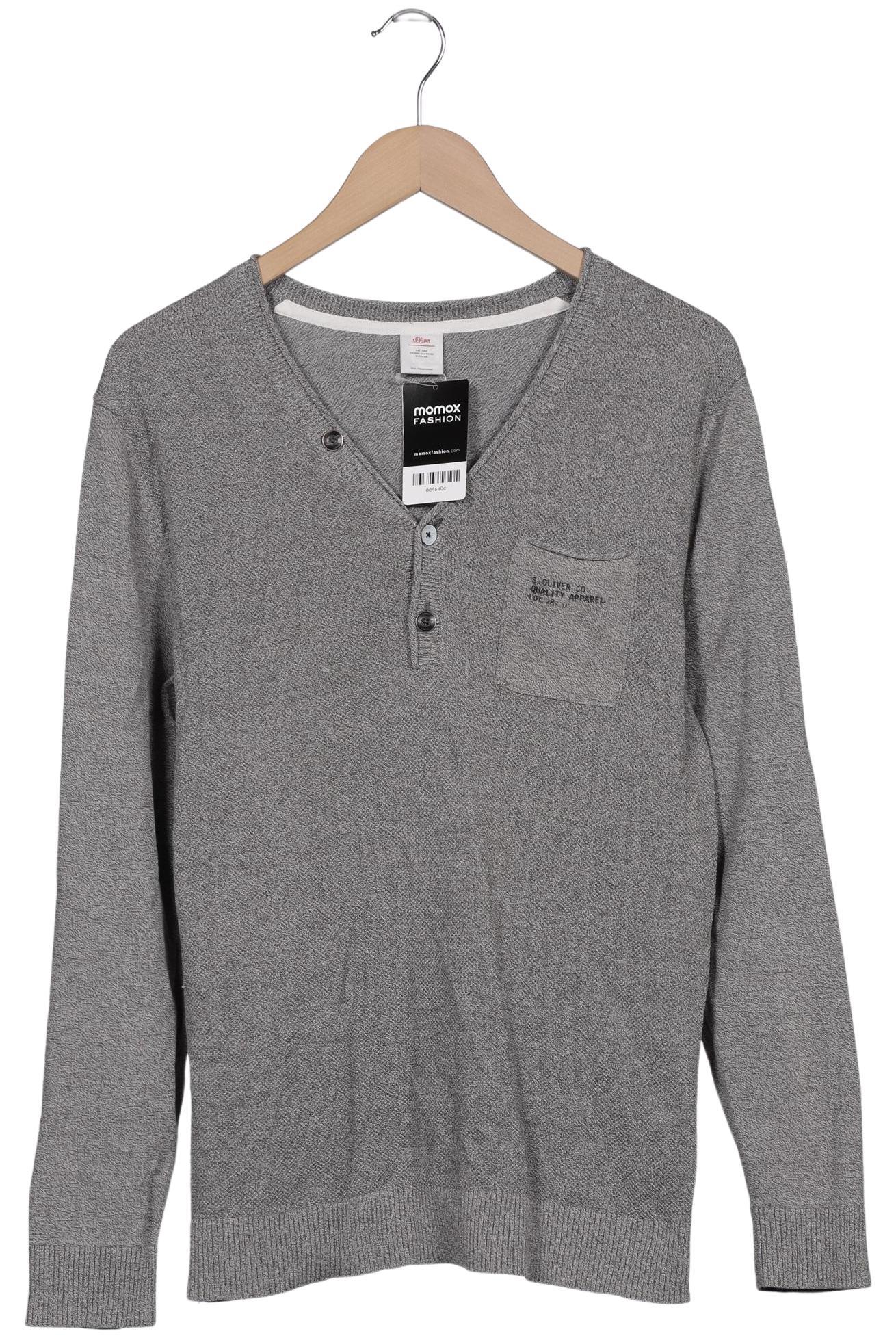 Thumbnail - s.Oliver Herren Langarmshirt, grau, Gr. 48