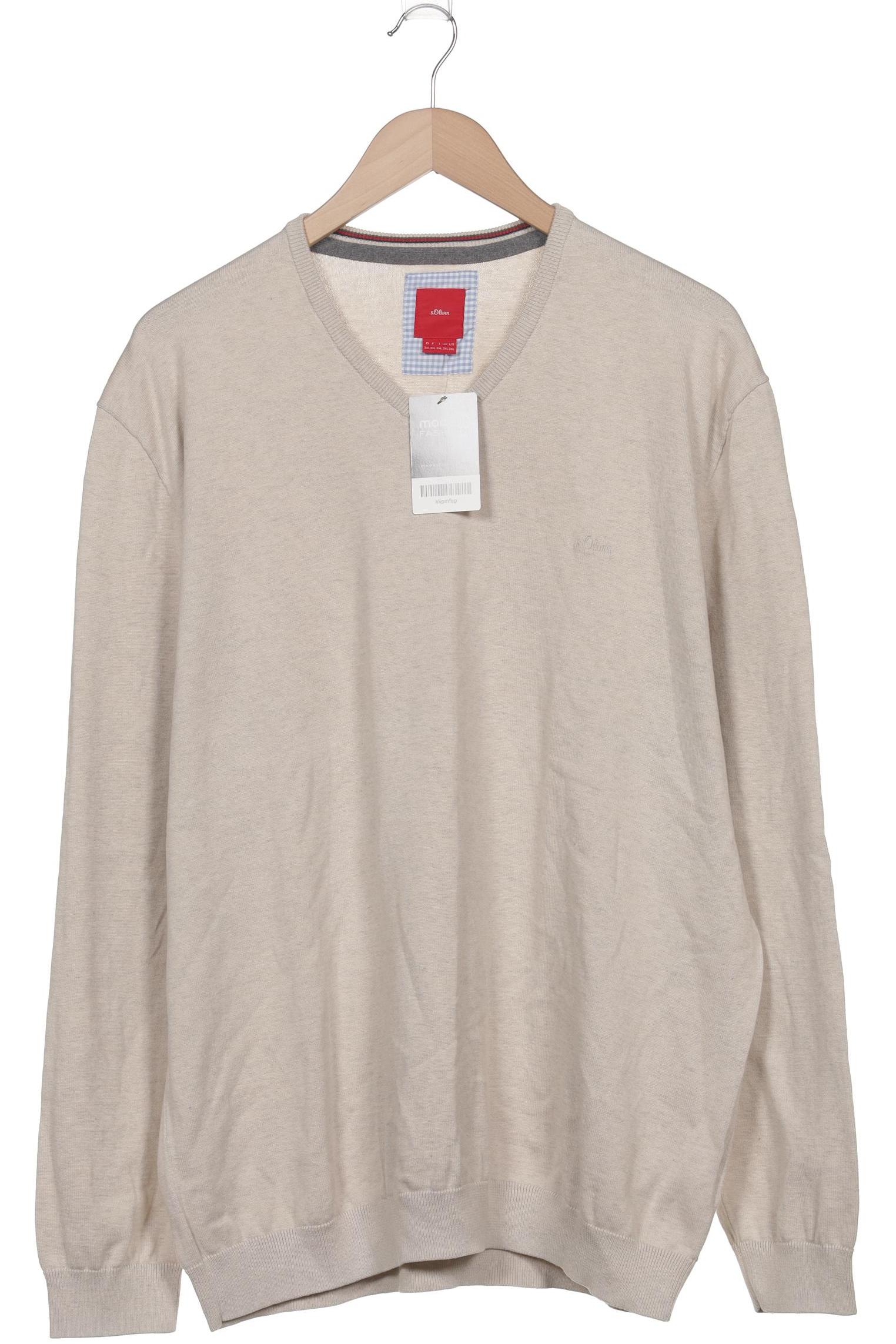 

s.Oliver Herren Pullover, beige, Gr. 58
