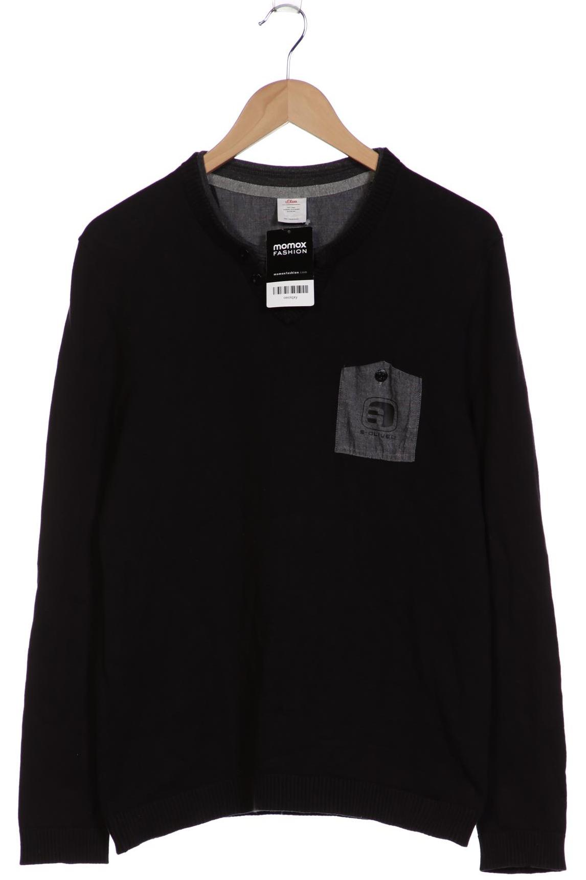 

s.Oliver Herren Pullover, schwarz, Gr. 48