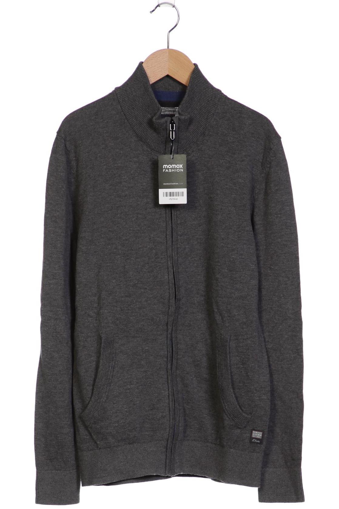 

s.Oliver Herren Strickjacke, grau, Gr. 46
