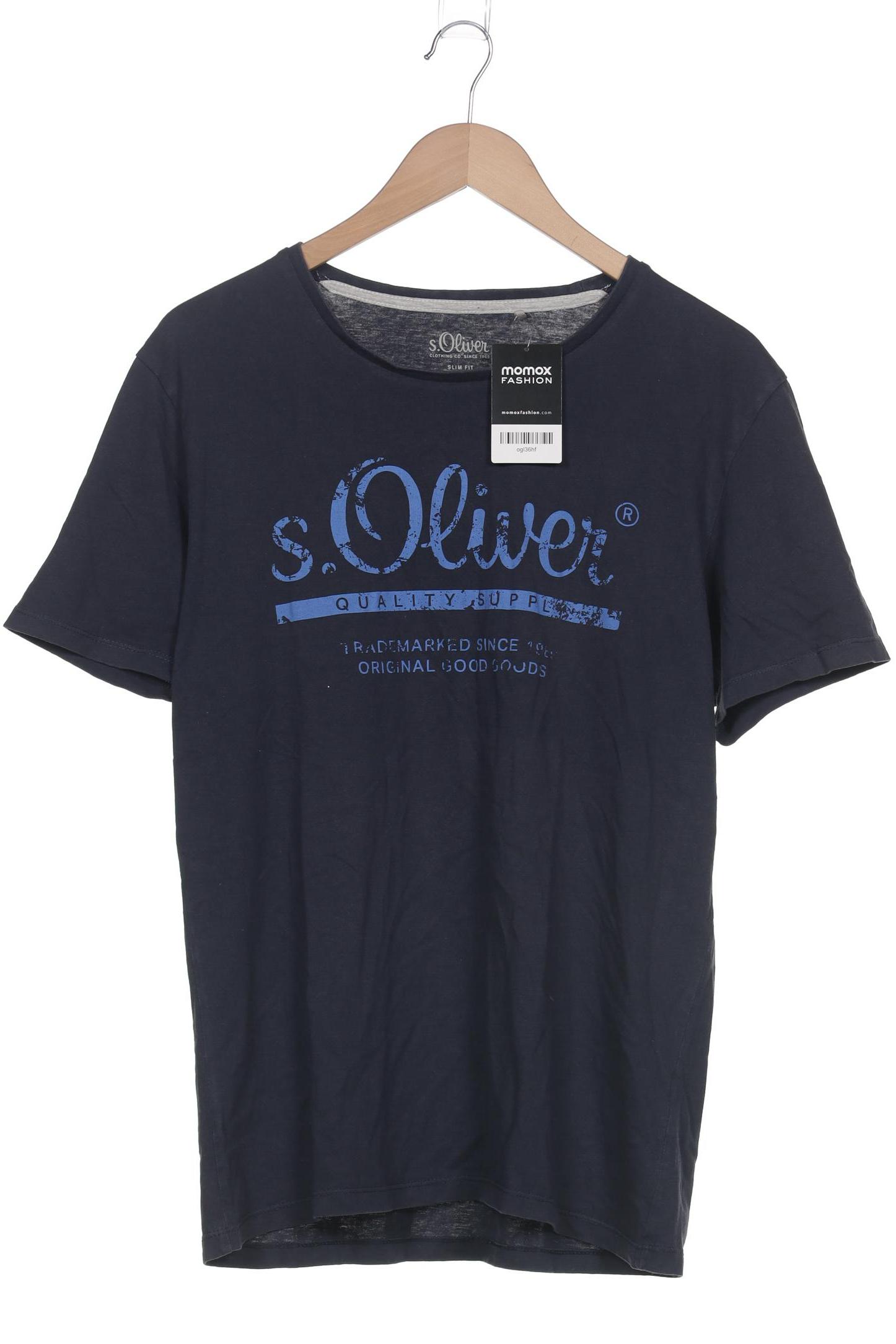 

s.Oliver Herren T-Shirt, marineblau, Gr. 54