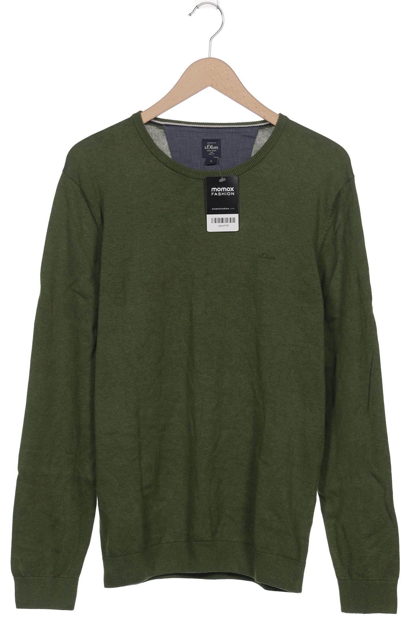 

s.Oliver Herren Pullover, grün, Gr. 52