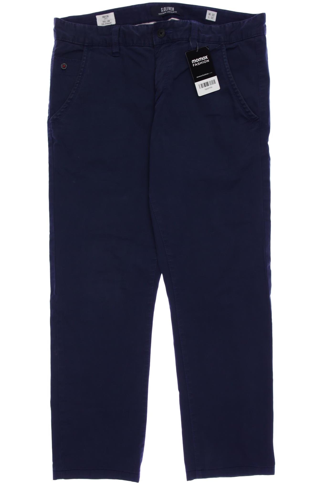 

s.Oliver Herren Stoffhose, marineblau, Gr. 32