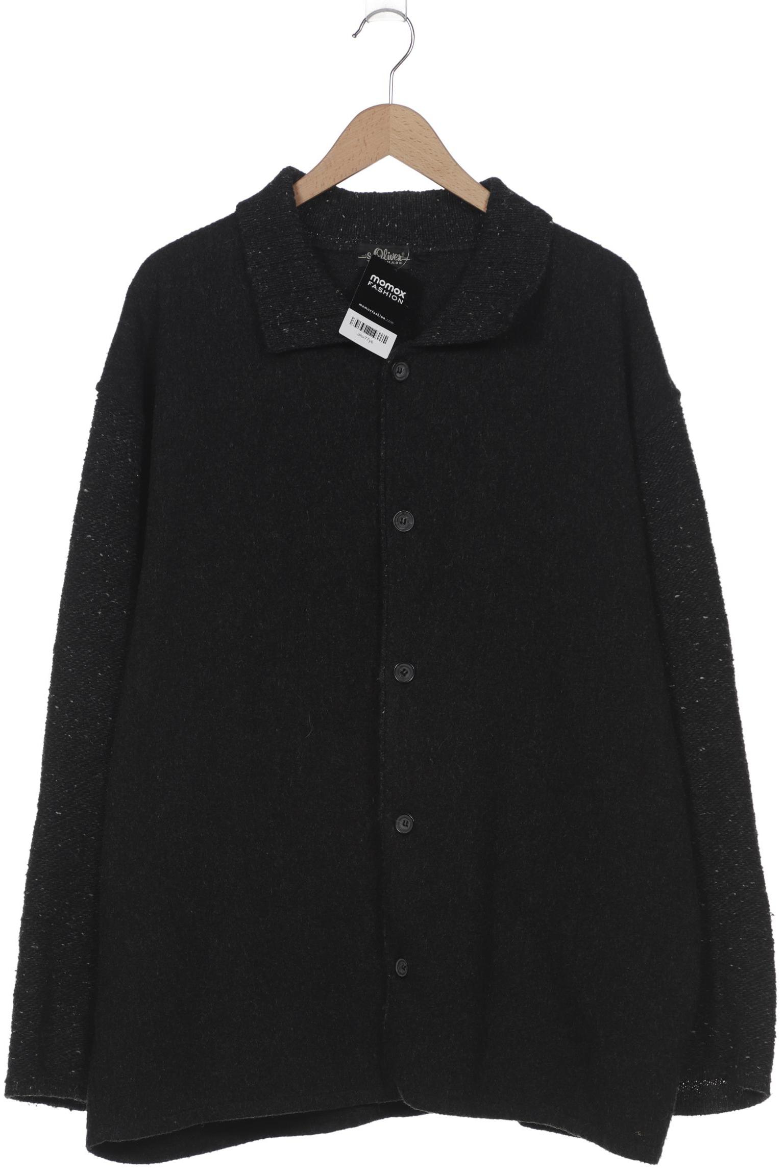

s.Oliver Herren Strickjacke, schwarz, Gr. 56