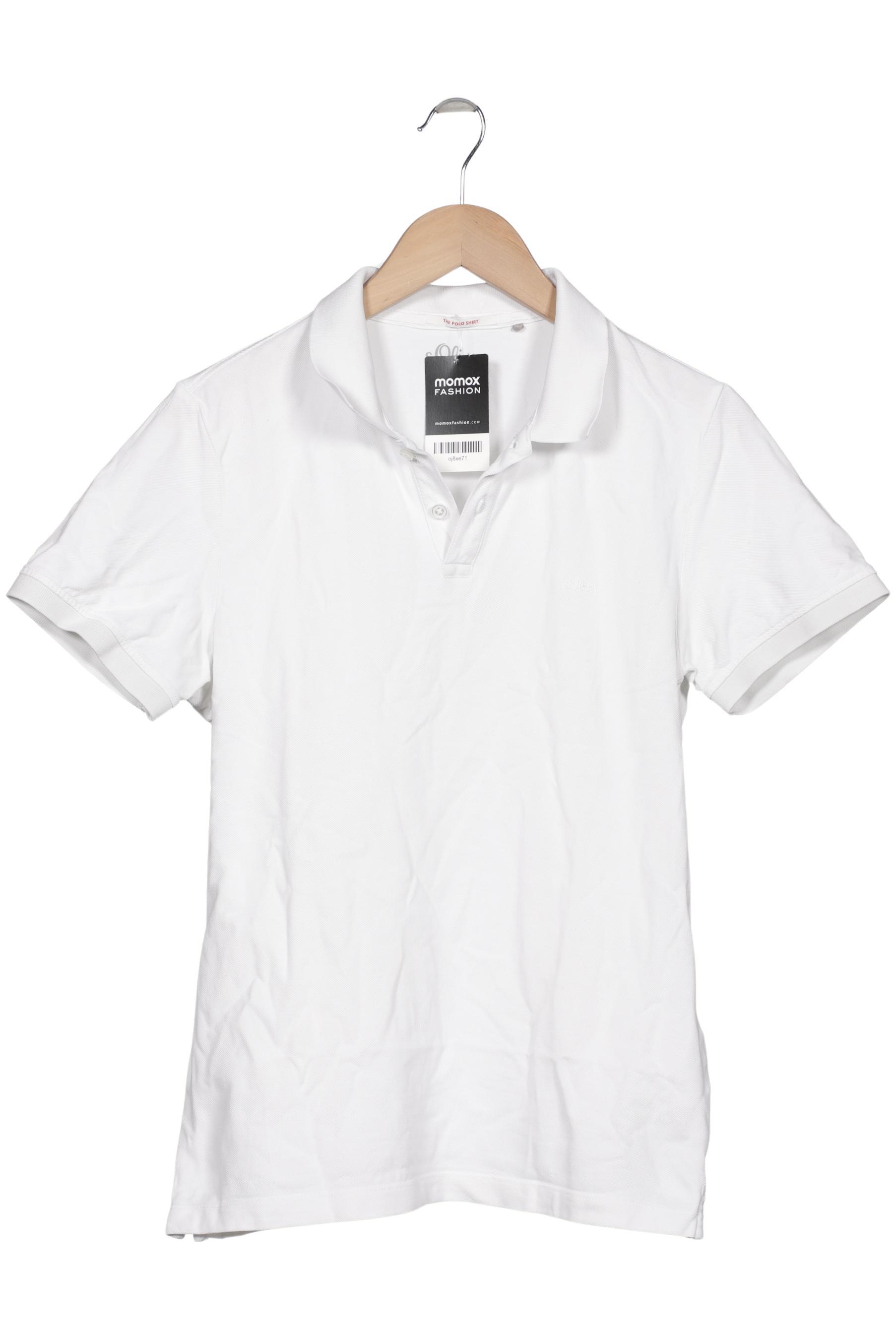 

s.Oliver Herren Poloshirt, weiß, Gr. 48