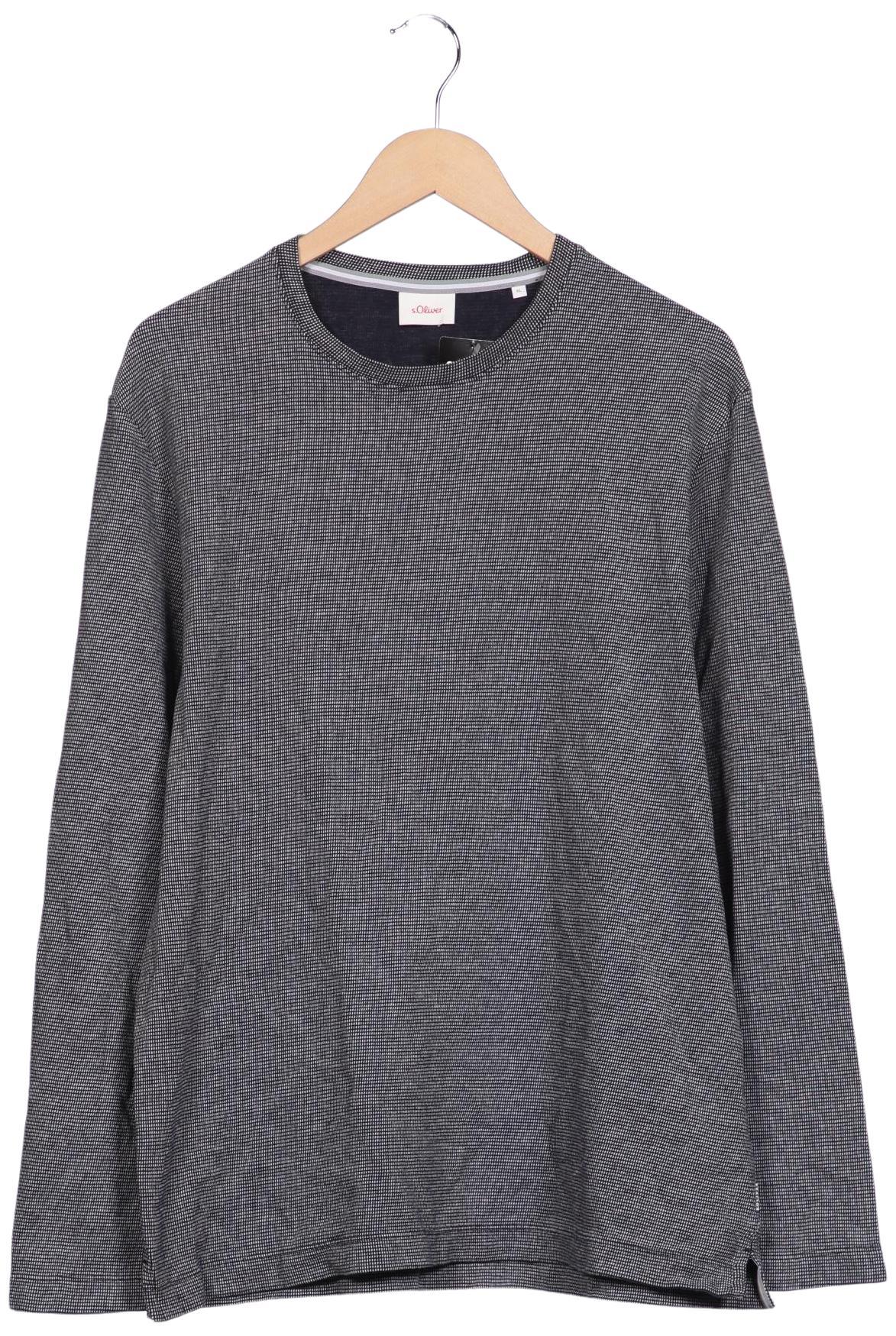 

s.Oliver Herren Langarmshirt, marineblau, Gr. 54