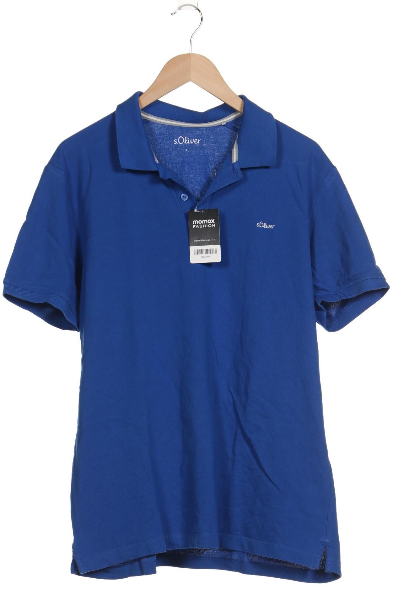 

s.Oliver Herren Poloshirt, blau, Gr. 66
