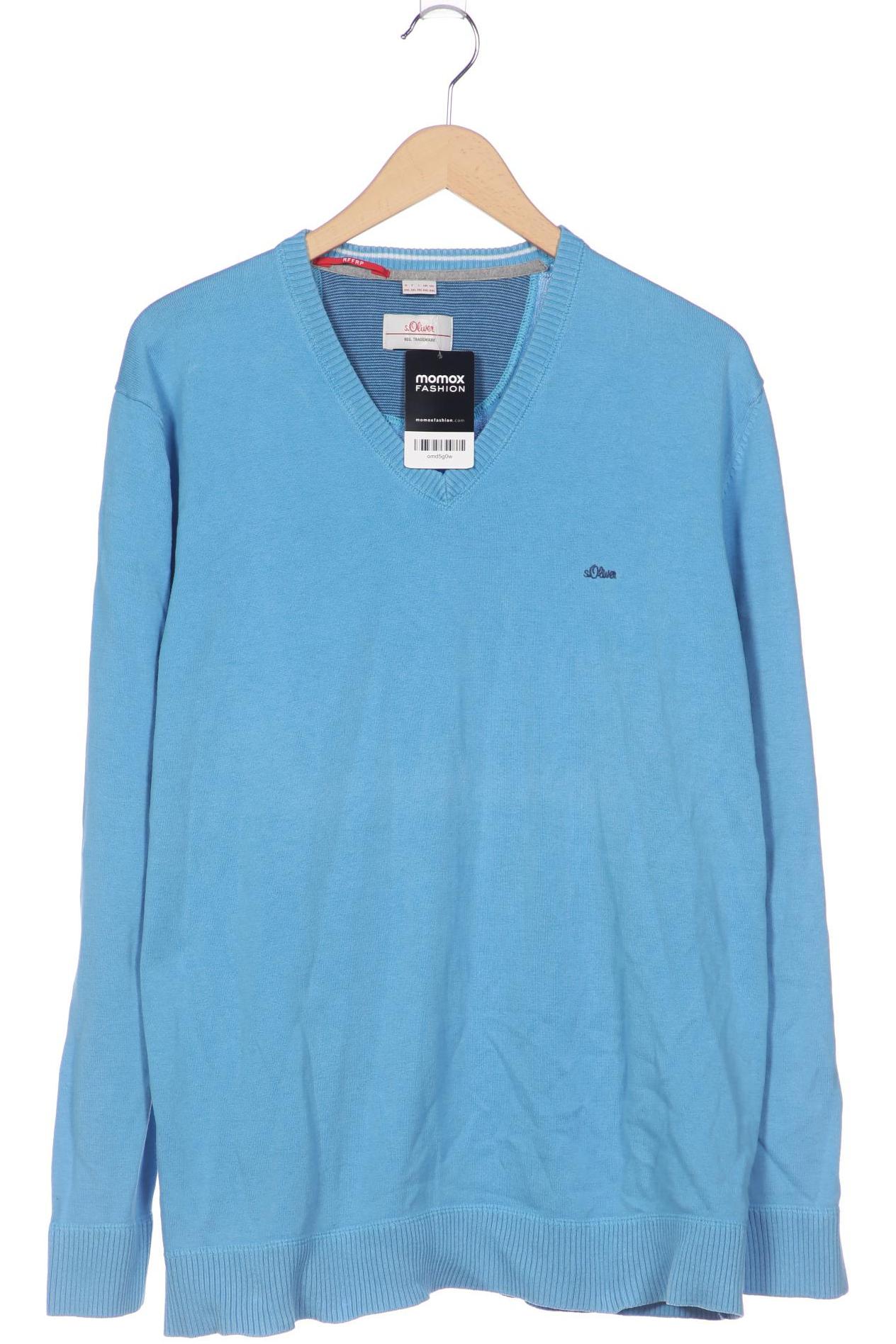 

s.Oliver Herren Pullover, blau, Gr. 56