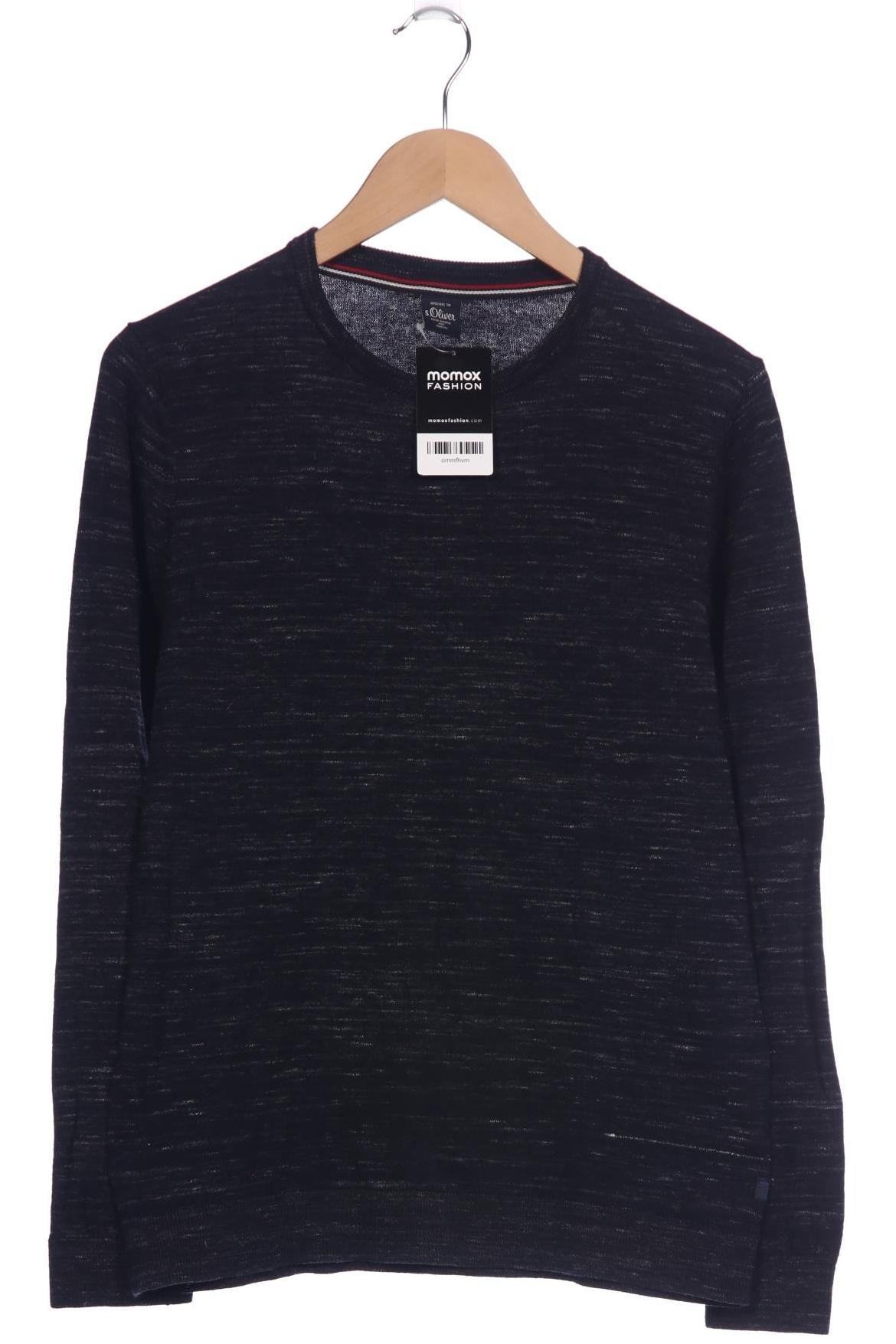

s.Oliver Herren Langarmshirt, marineblau, Gr. 52