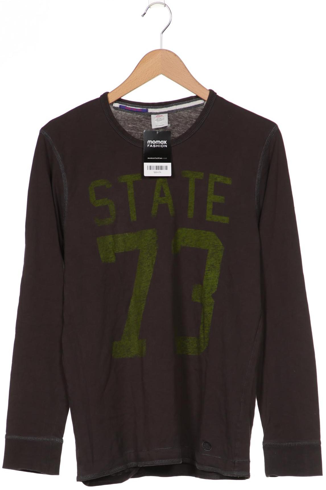 

s.Oliver Herren Langarmshirt, grau, Gr. 52