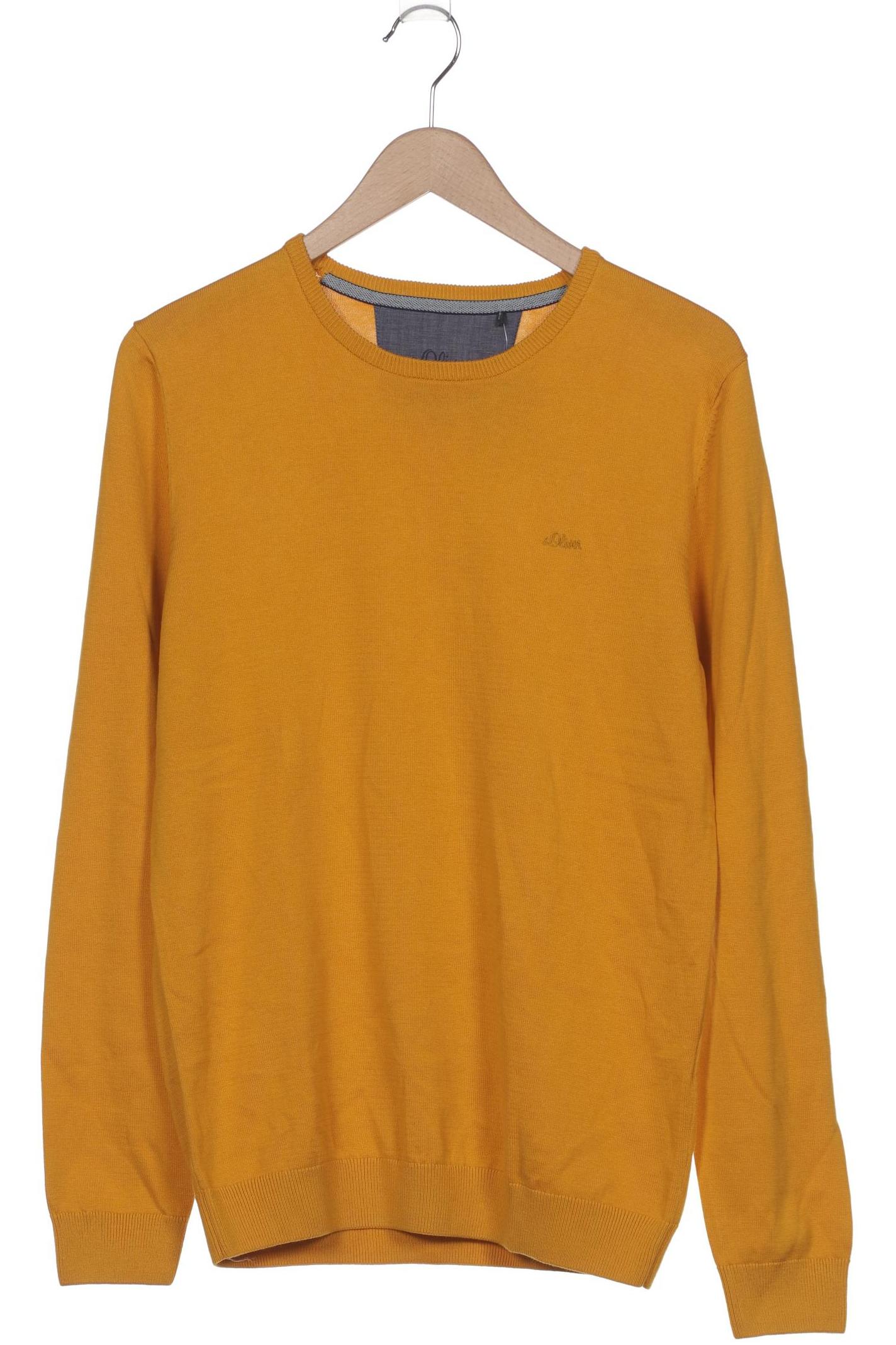 

s.Oliver Herren Pullover, gelb, Gr. 48
