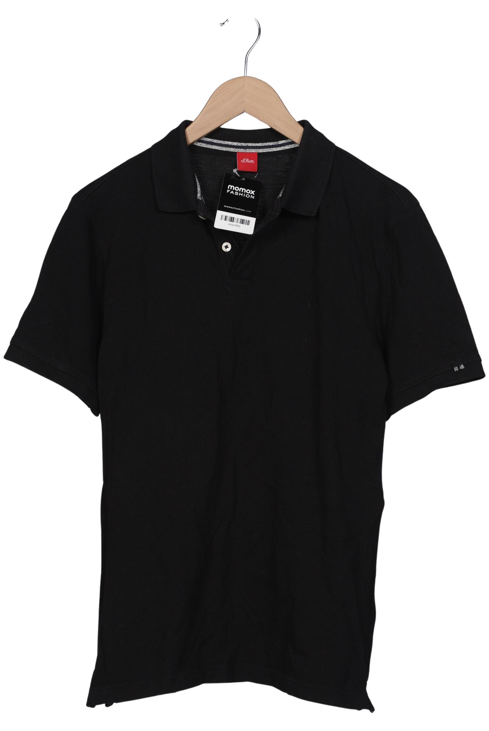 

s.Oliver Herren Poloshirt, schwarz, Gr. 52