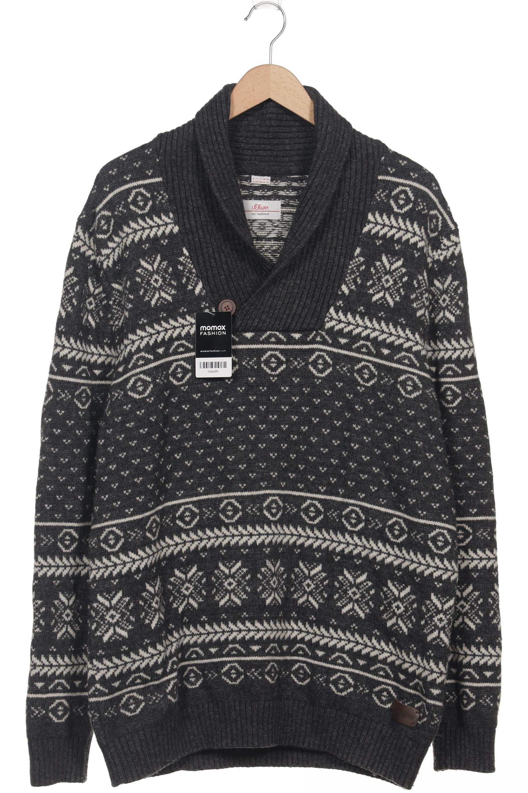 

s.Oliver Herren Pullover, grau, Gr. 54