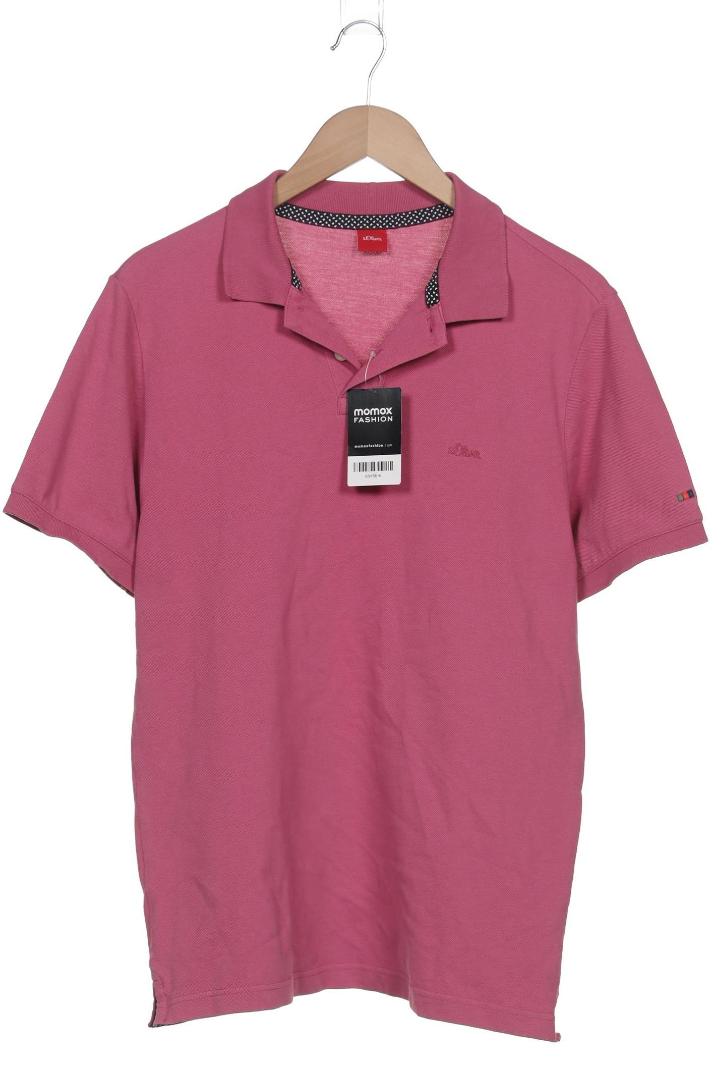 

s.Oliver Herren Poloshirt, pink, Gr. 48