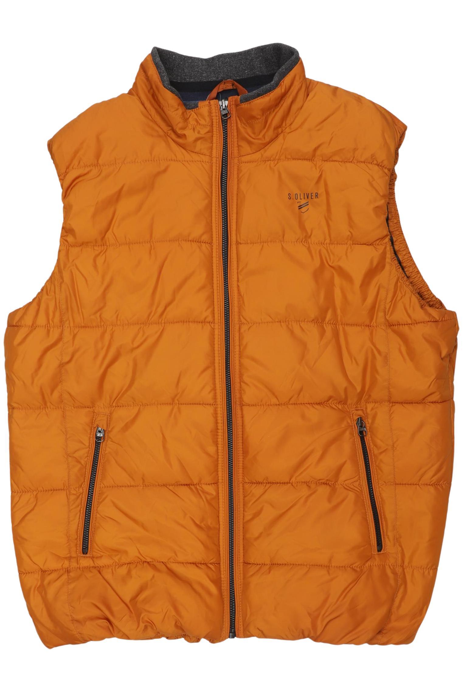 

s.Oliver Herren Weste, orange, Gr. 54